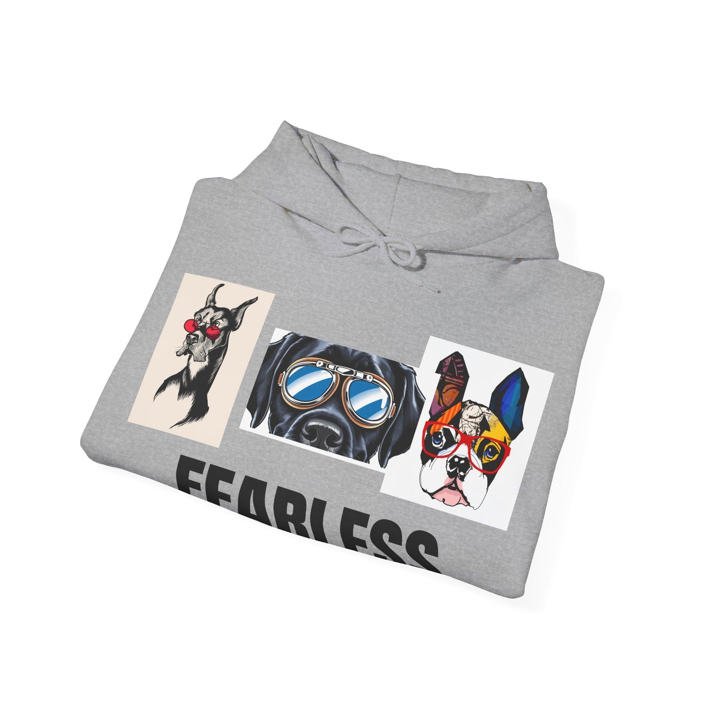 Fearless Dog Art Hoodie - Unisex Heavy Blend™