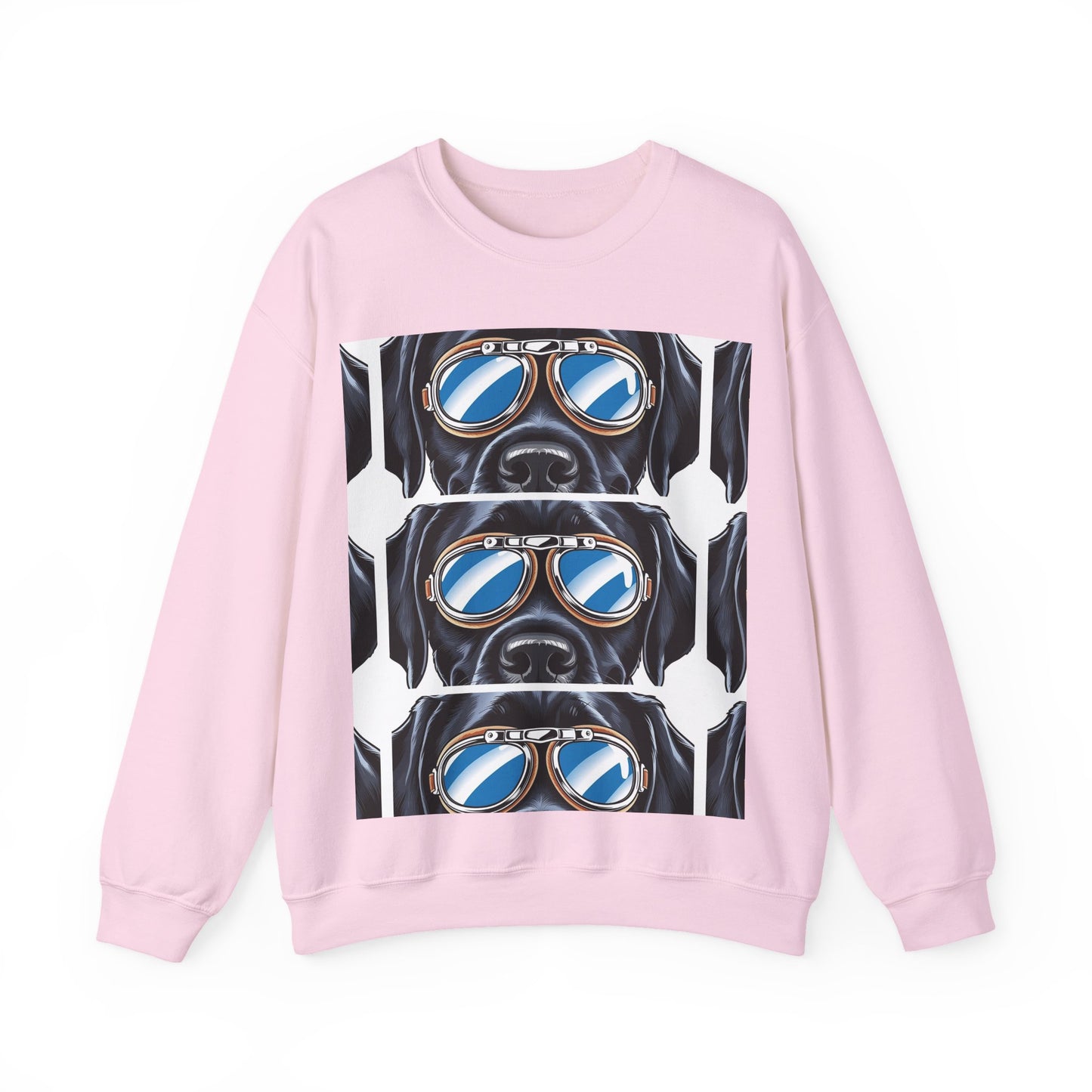Dog Biker Crewneck Sweatshirt - Unisex Heavy Blend™