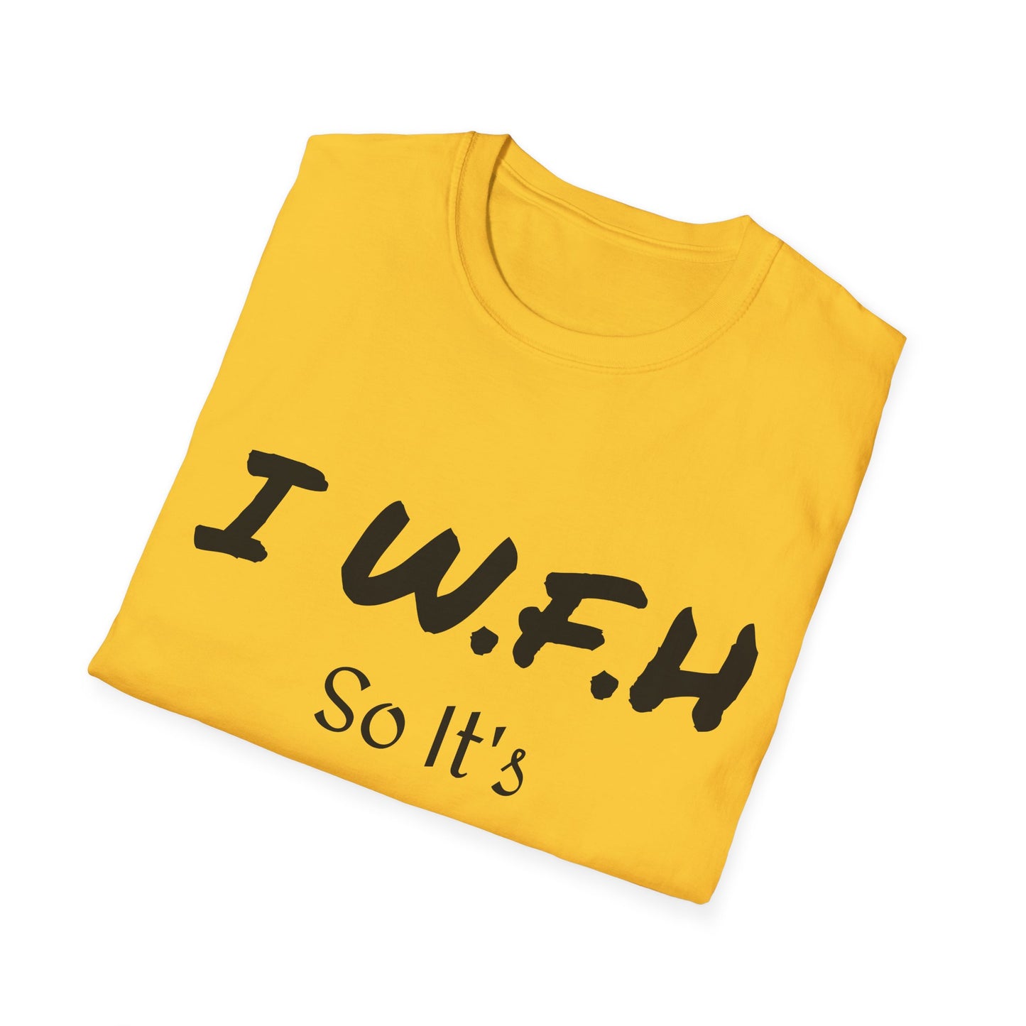 Dog Lover Unisex T-Shirt - W.F.H. 'Bring Your Dog to Work Day'