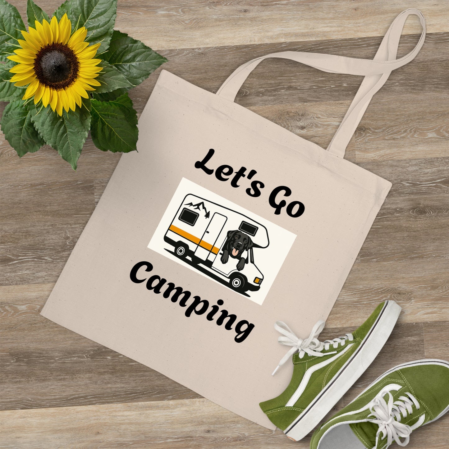 Camping Adventure Tote Bag - Let's Go Camping Design