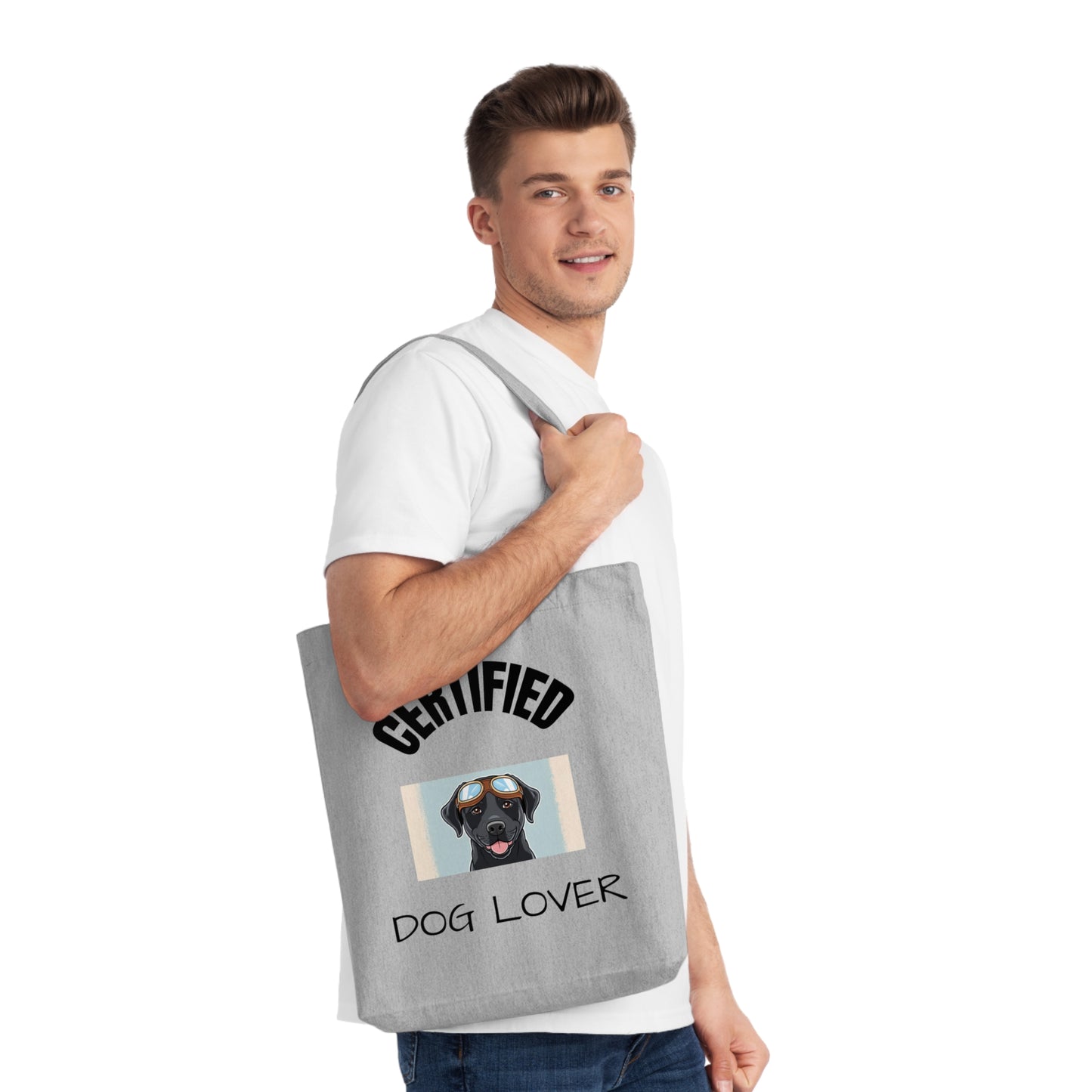 Dog Lover Woven Tote Bag - Certified & Inspired By Gimli Design