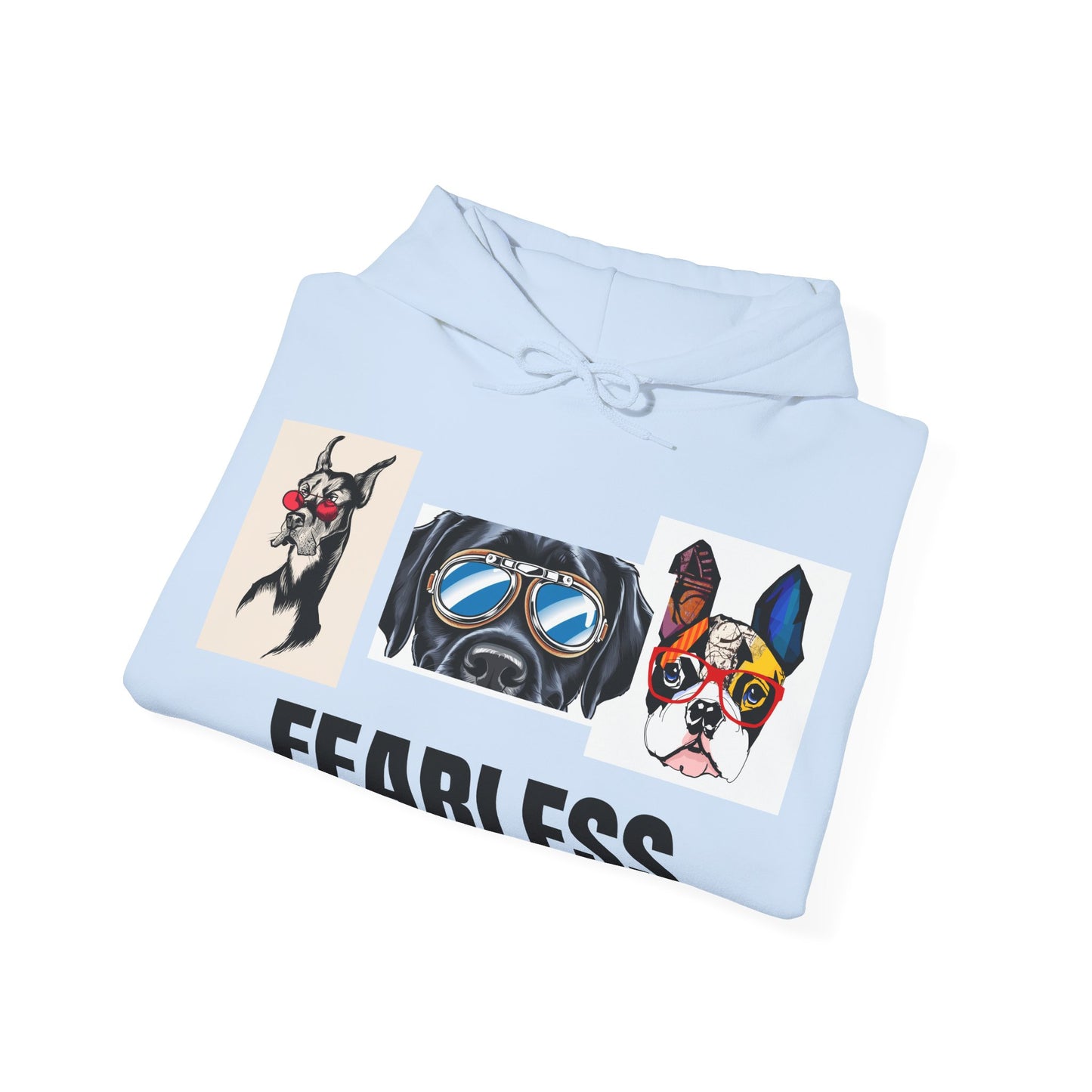 Fearless Dog Art Hoodie - Unisex Heavy Blend™