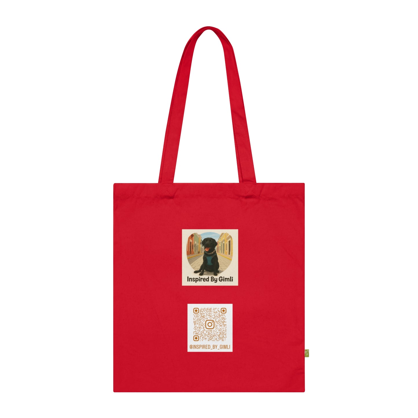 Stay Pawsitive Organic Cotton Tote Bag - Perfect for Dog Lovers