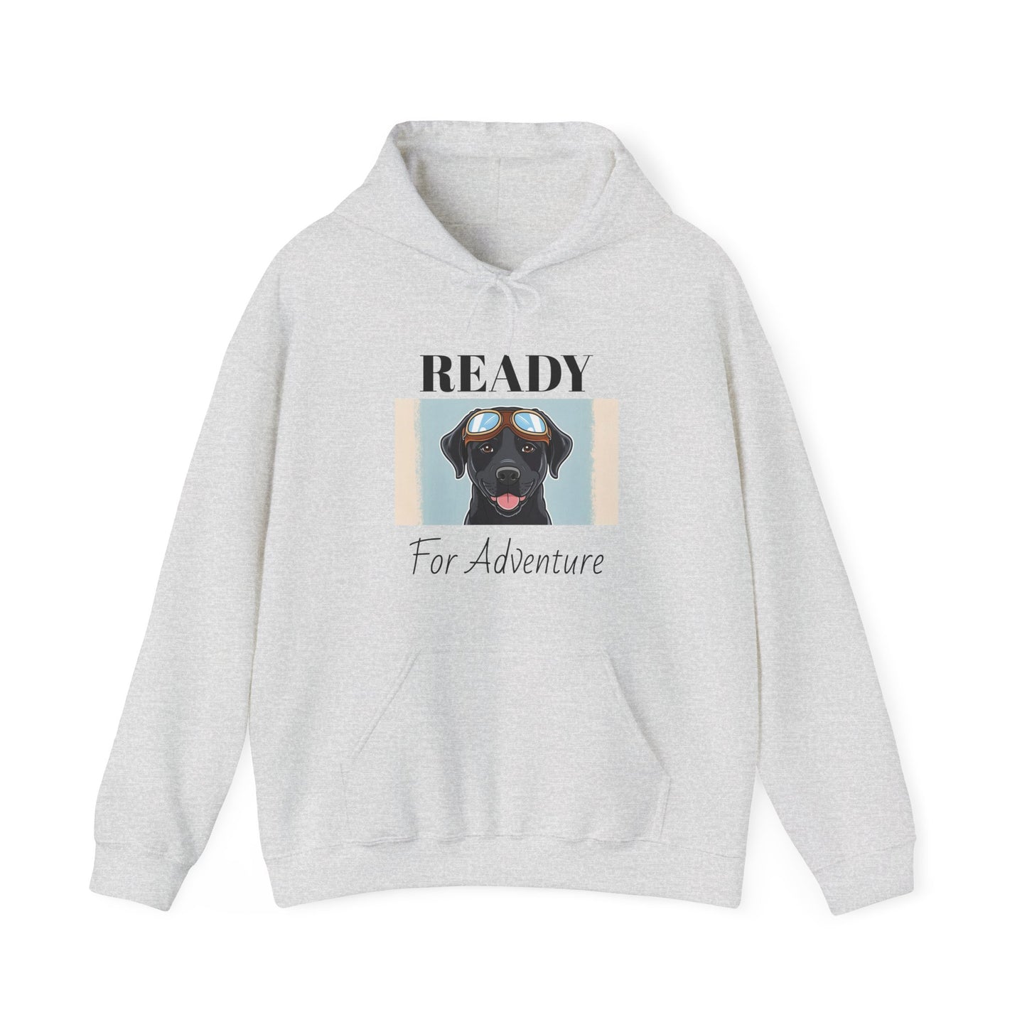 Adventure Ready Dog Hoodie - Unisex Heavy Blend™ Sweatshirt