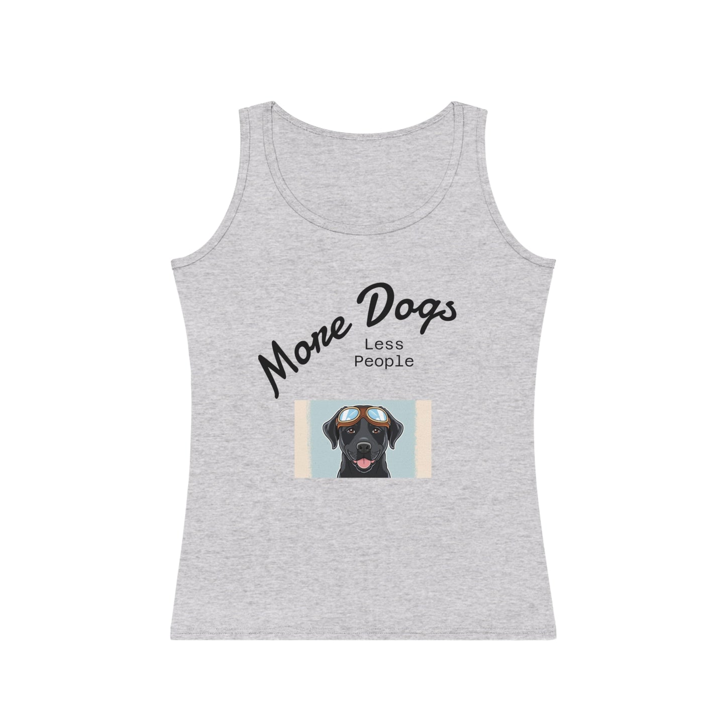 Women's Dog Lover's Tank Top - More Dogs Less People