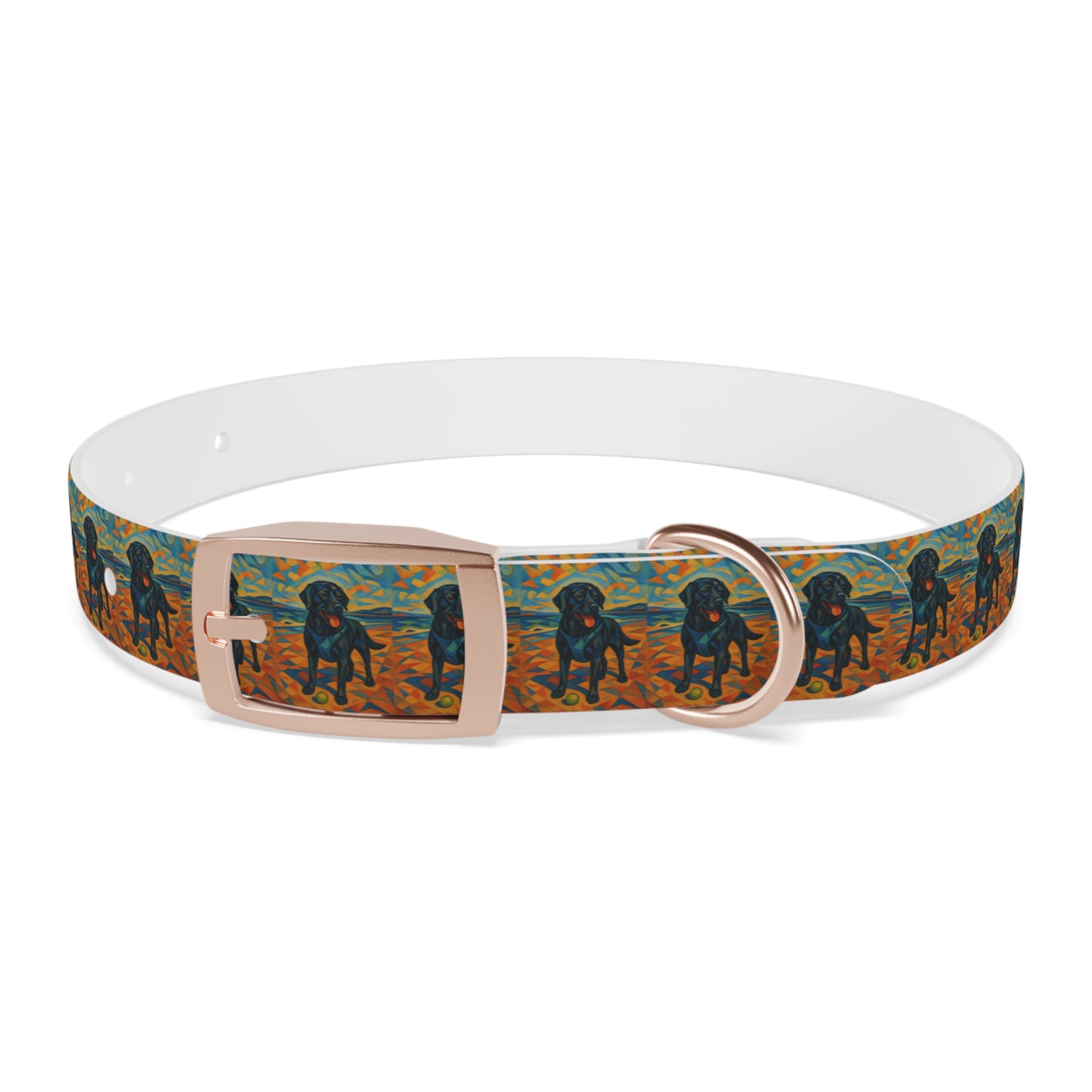 Vibrant Dog Collar with Playful Dog Design | Stylish Pet Accessory