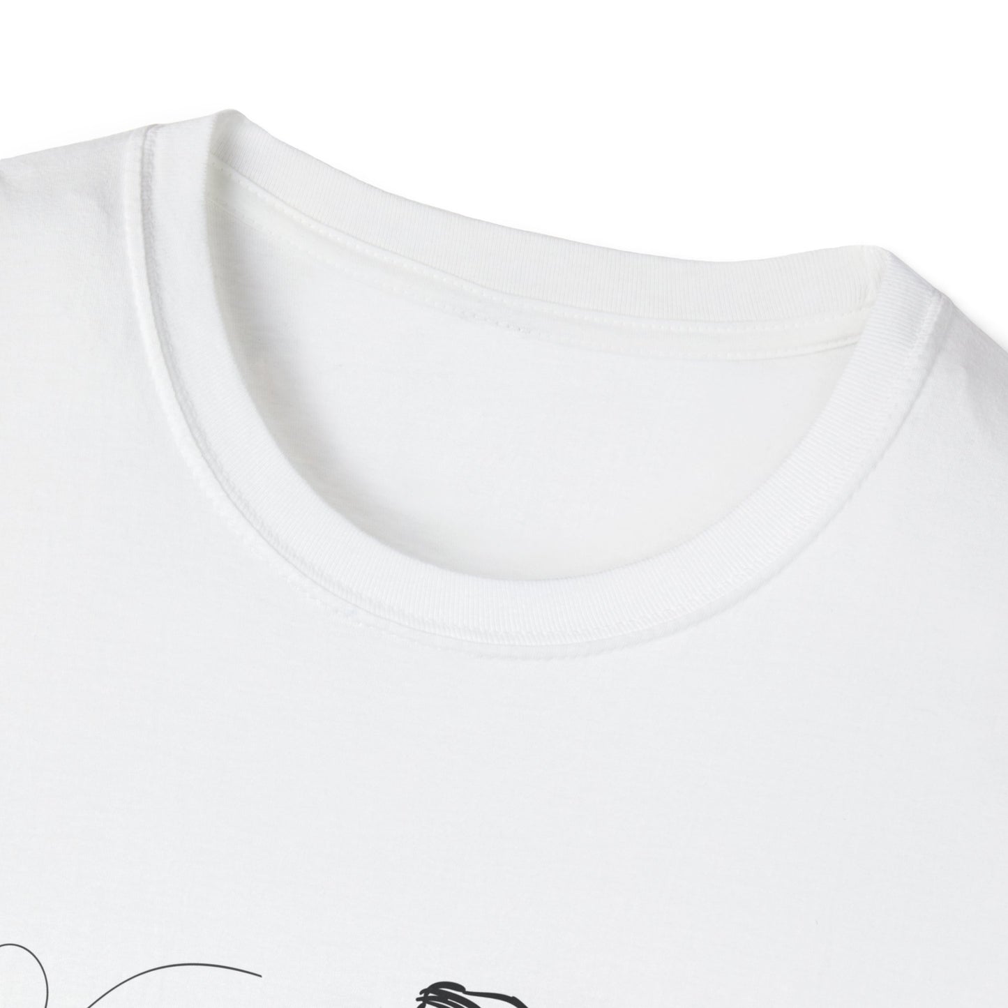 Dog Lover Unisex Softstyle T-Shirt – Cute Dog Walking Graphic