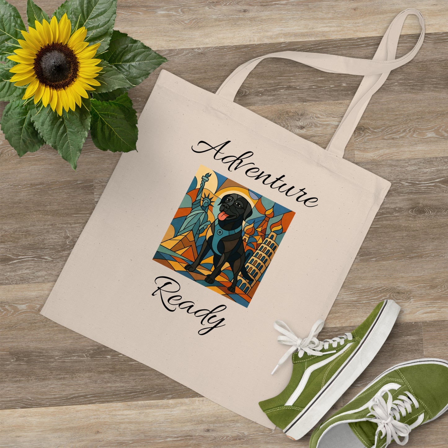 Whimsical Dog-Themed Tote Bag - Perfect for Pet Lovers & Gift Giving