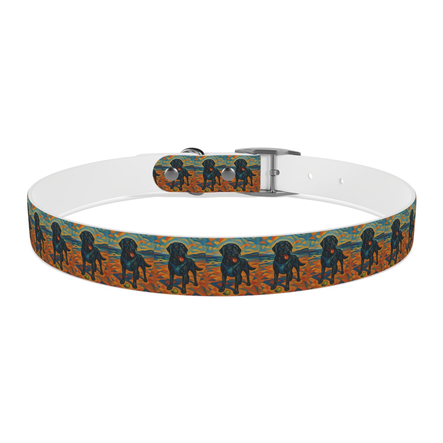 Vibrant Dog Collar with Playful Dog Design | Stylish Pet Accessory