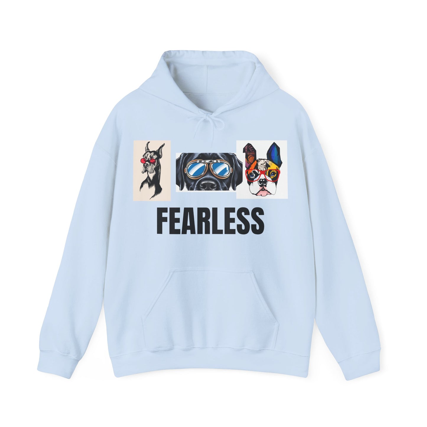 Fearless Dog Art Hoodie - Unisex Heavy Blend™