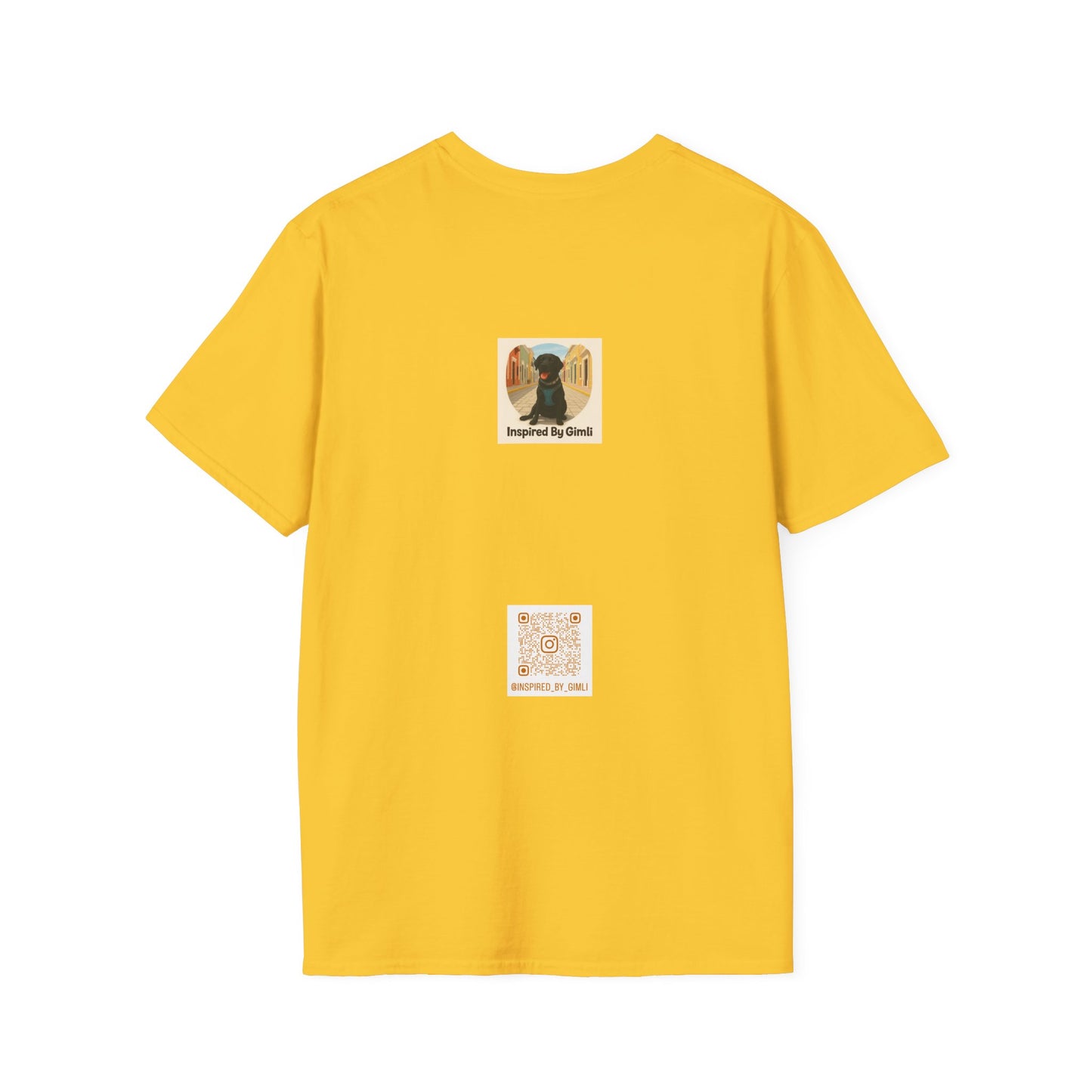 Dog Lover Unisex Softstyle T-Shirt – Cute Dog Walking Graphic