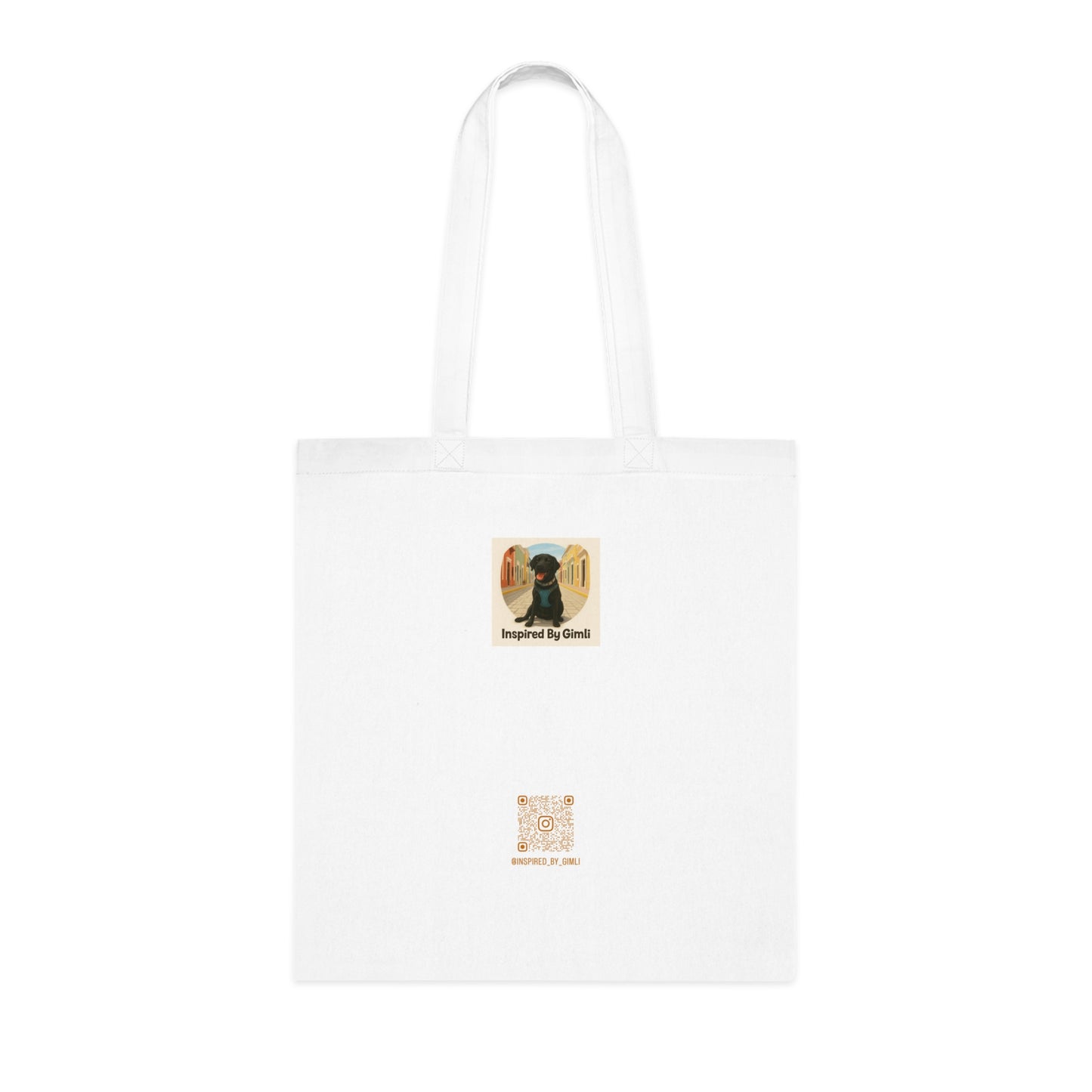 Artistic Dog Print Cotton Tote - Inspired by Nature & Adventure