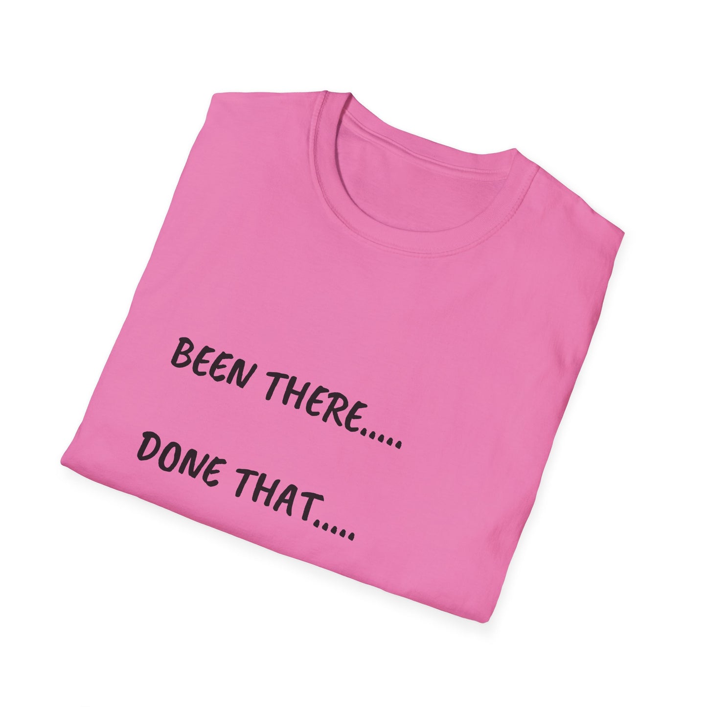 Been There, Done That, Brought the Dog! Unisex Softstyle T-Shirt