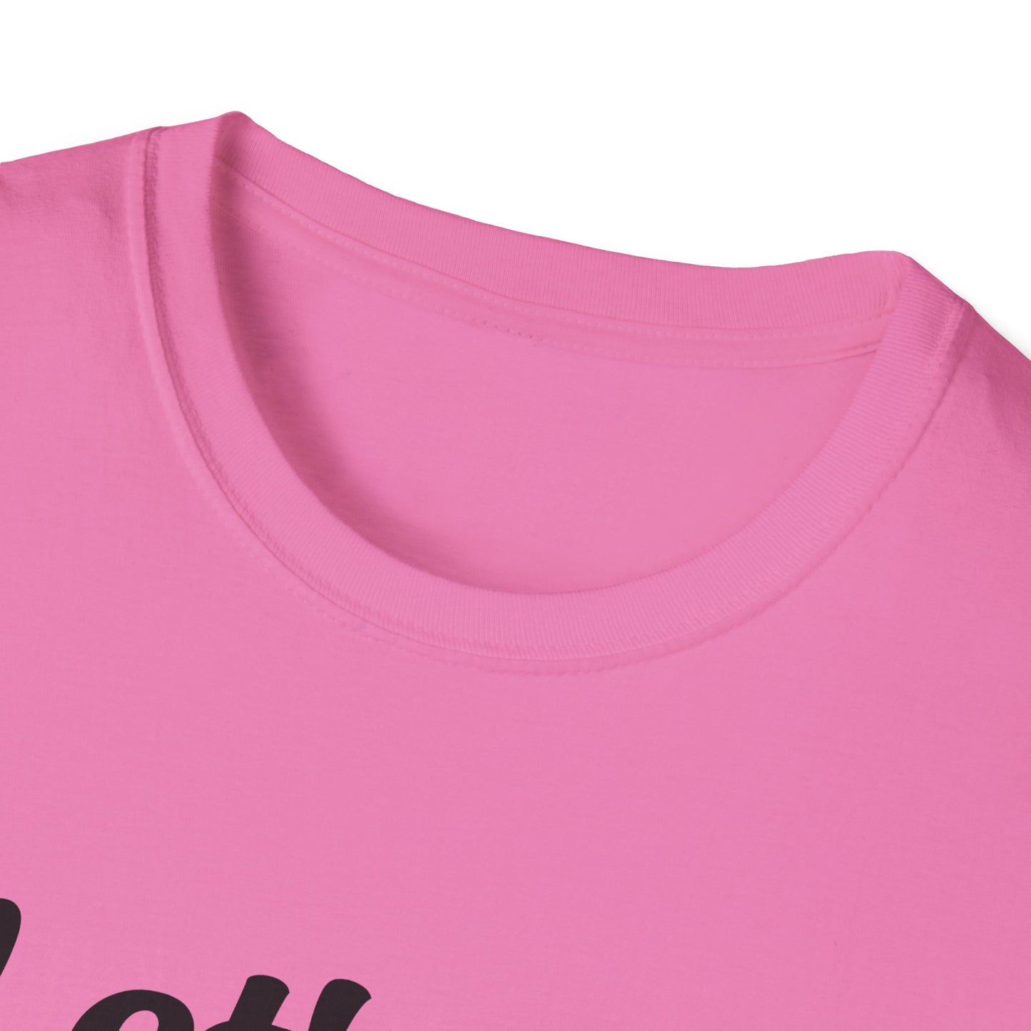 Unisex Softstyle T-Shirt 'Lets' Go Camping'