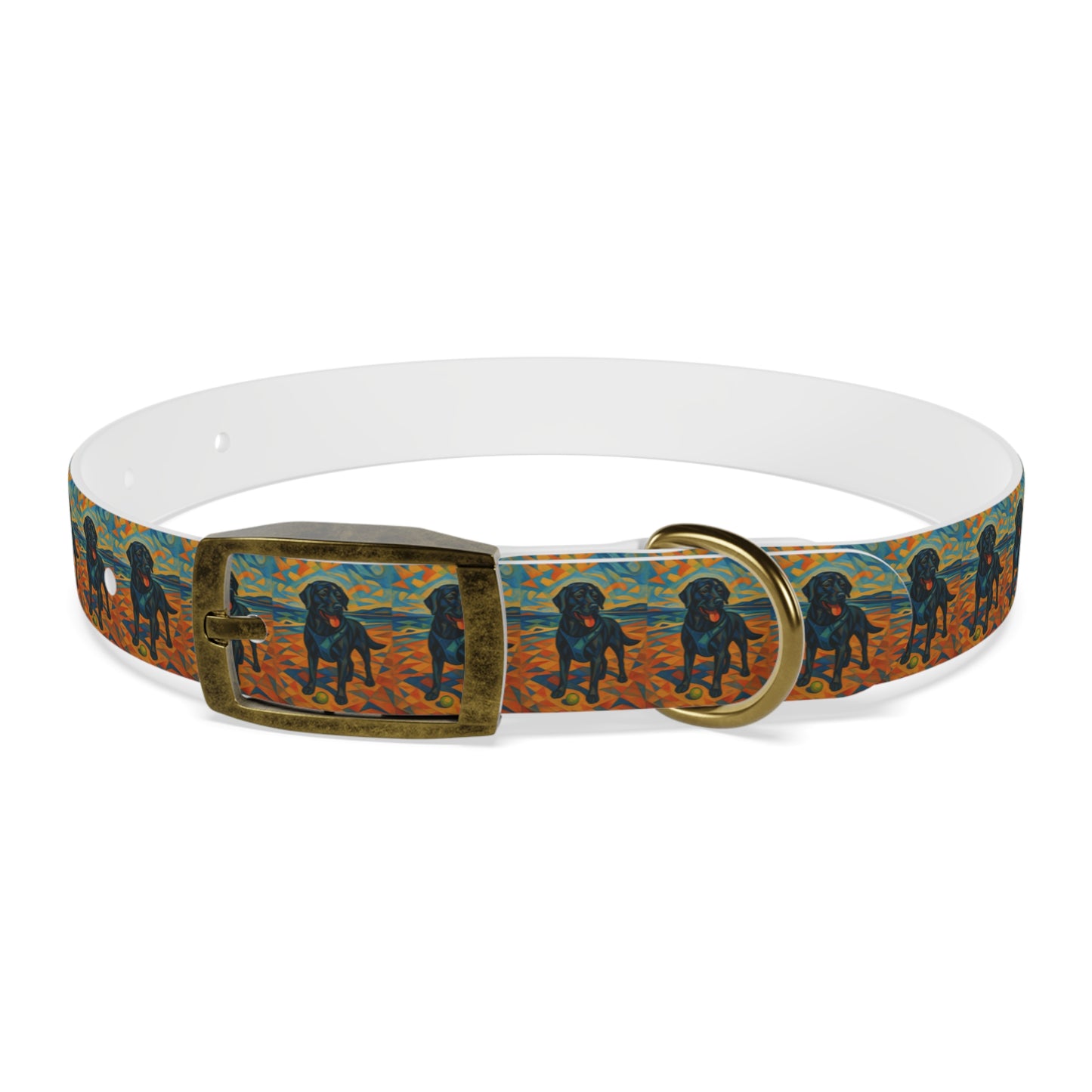 Vibrant Dog Collar with Playful Dog Design | Stylish Pet Accessory