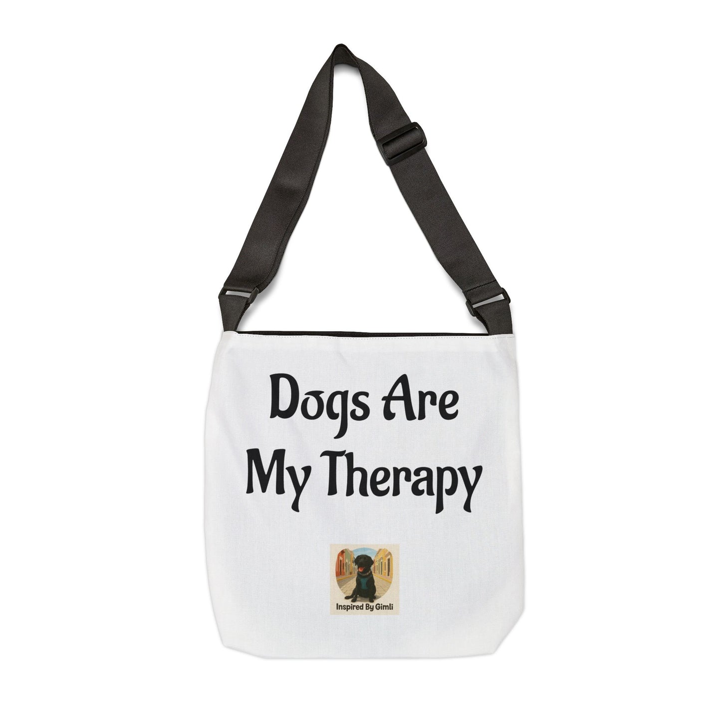 Double Sided Tote Bag - "Tell Your Dog I Said Hi" & "Dogs Are My Therapy" Design