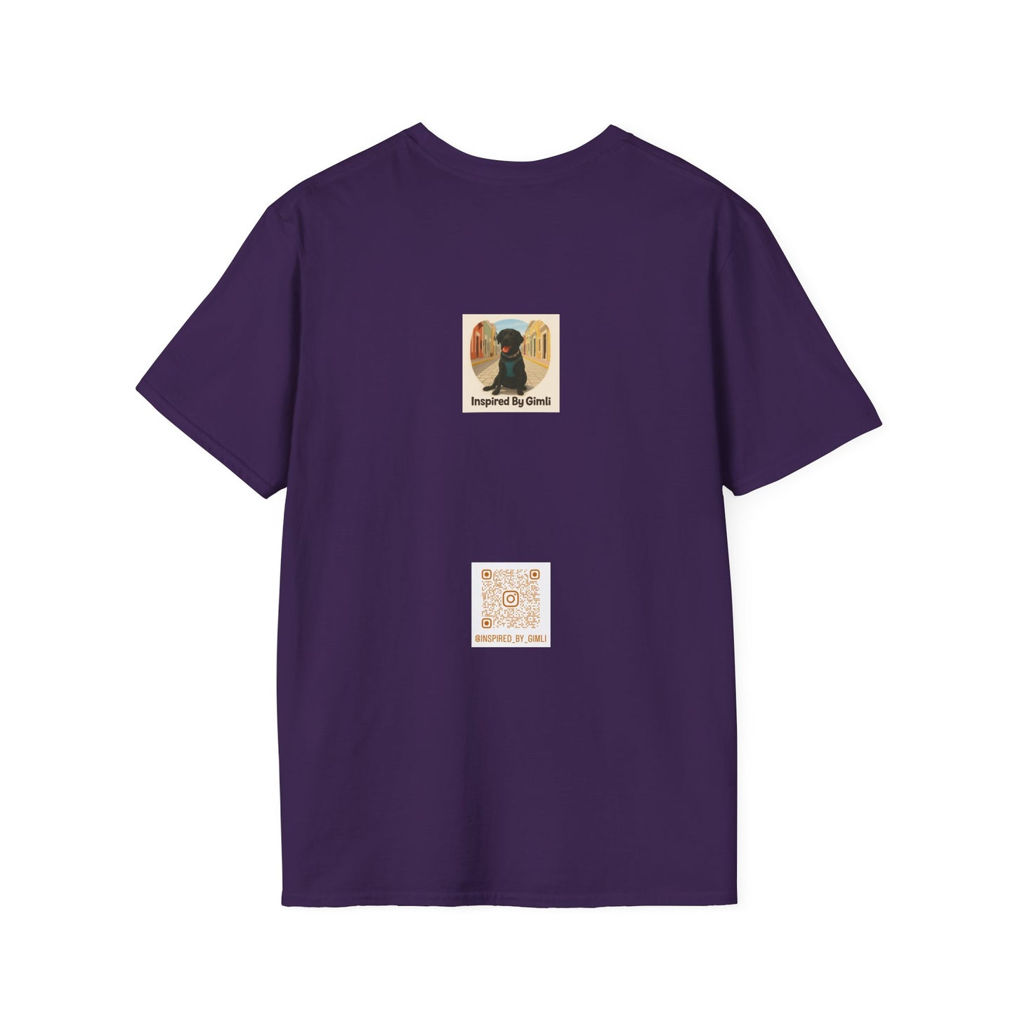Dog Lover Unisex Softstyle T-Shirt – Cute Dog Walking Graphic