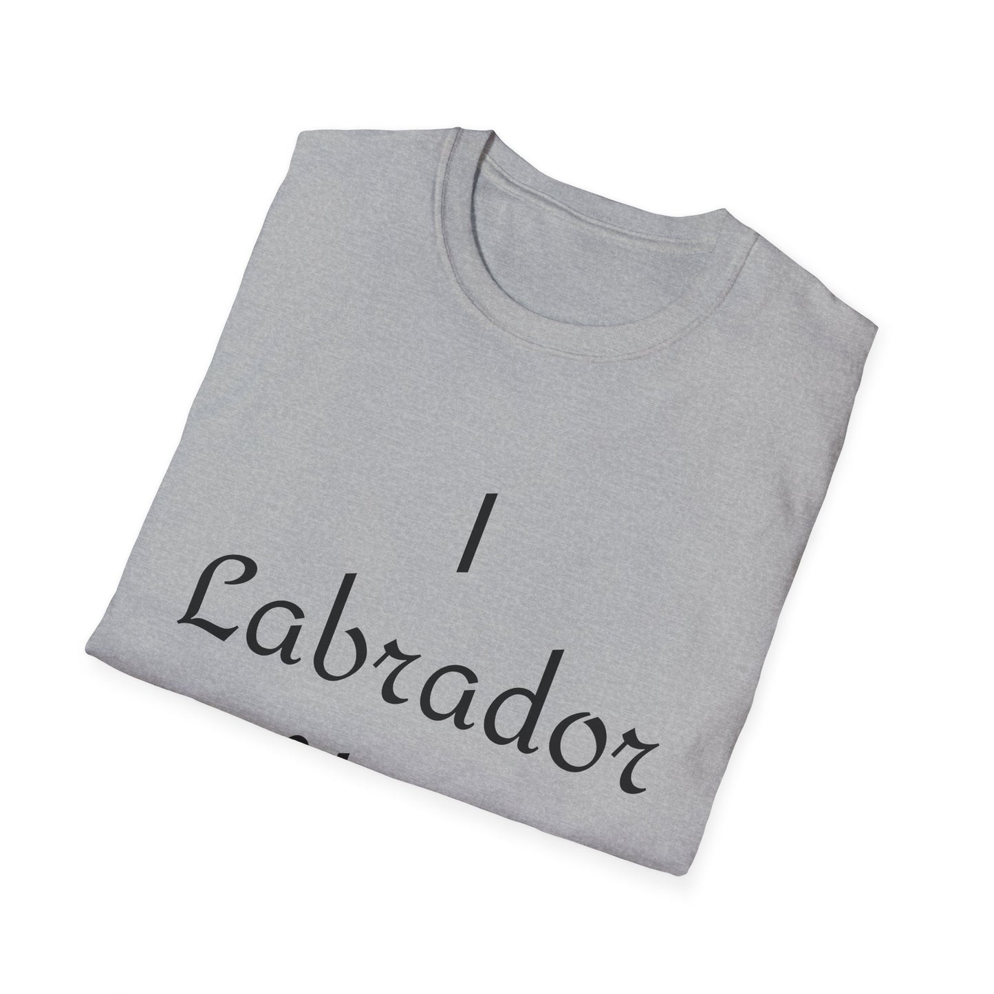 Labrador Love Unisex Softstyle T-Shirt - Cute Pet Owner Tee
