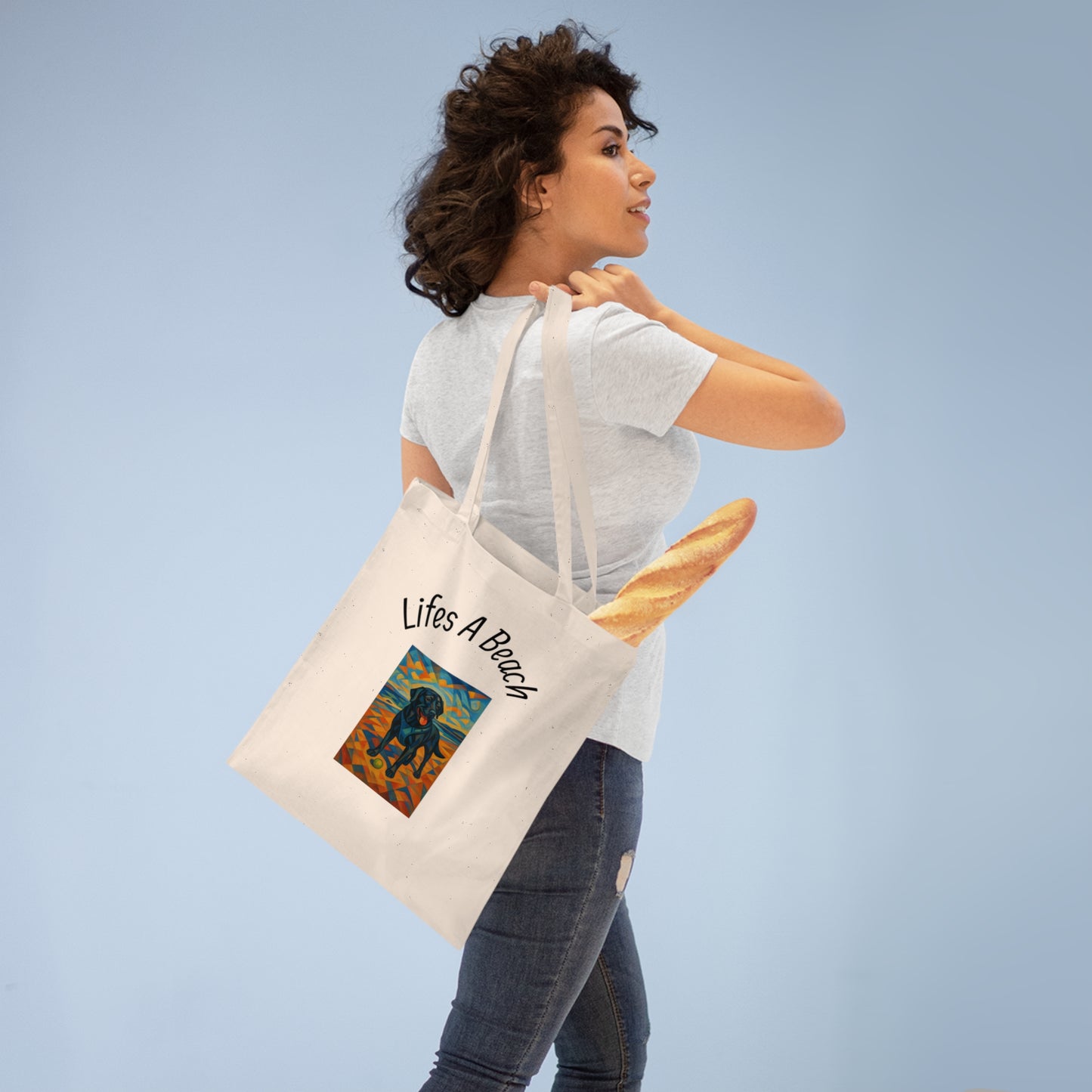 Artistic Dog Lover Tote Bag - Inspired by Gimi