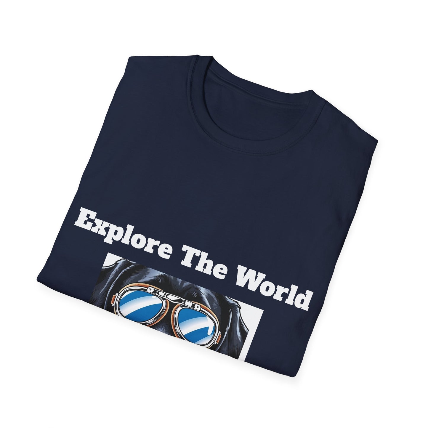 Explore The World Unisex Softstyle T-Shirt - Dog Lover Tee