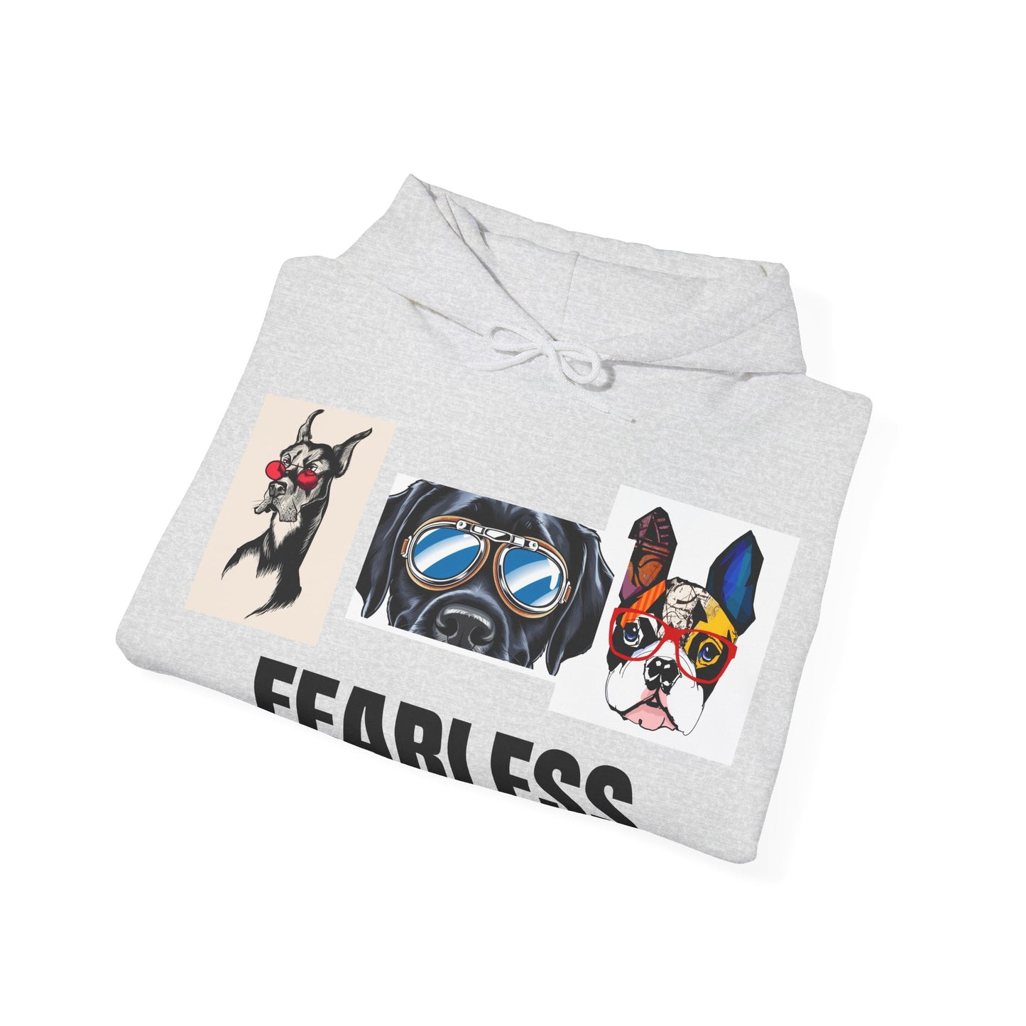Fearless Dog Art Hoodie - Unisex Heavy Blend™