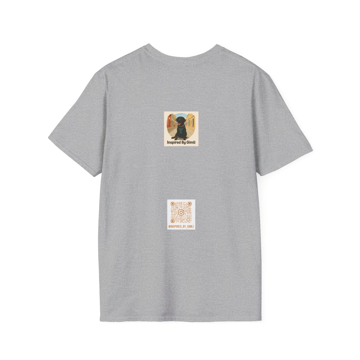 Dog Lover Unisex Softstyle T-Shirt – Cute Dog Walking Graphic