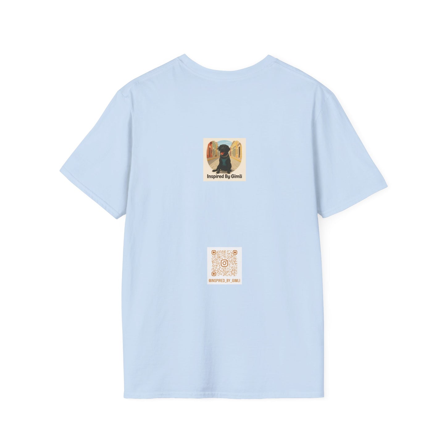 Dog Lover Unisex Softstyle T-Shirt – Cute Dog Walking Graphic