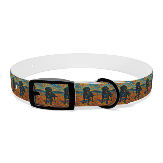 Vibrant Dog Collar with Playful Dog Design | Stylish Pet Accessory