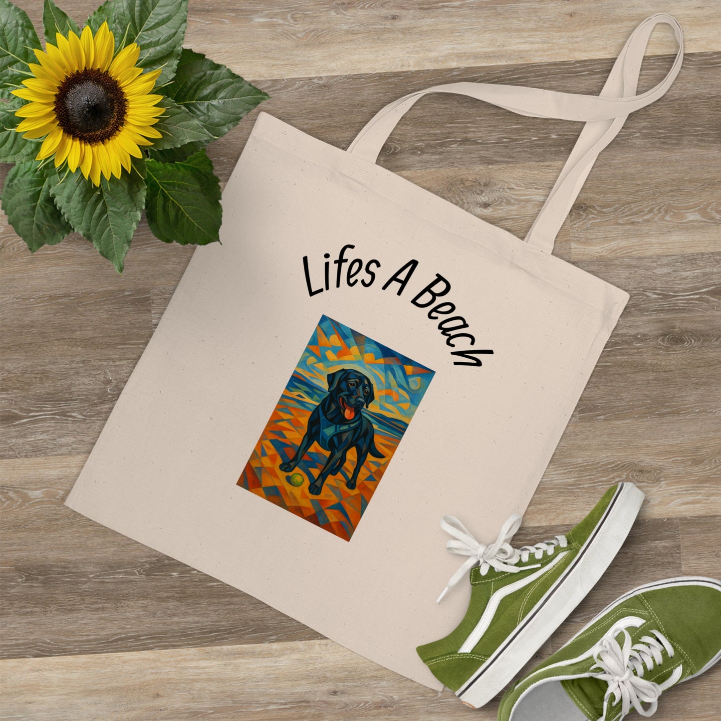 Artistic Dog Lover Tote Bag - Inspired by Gimi