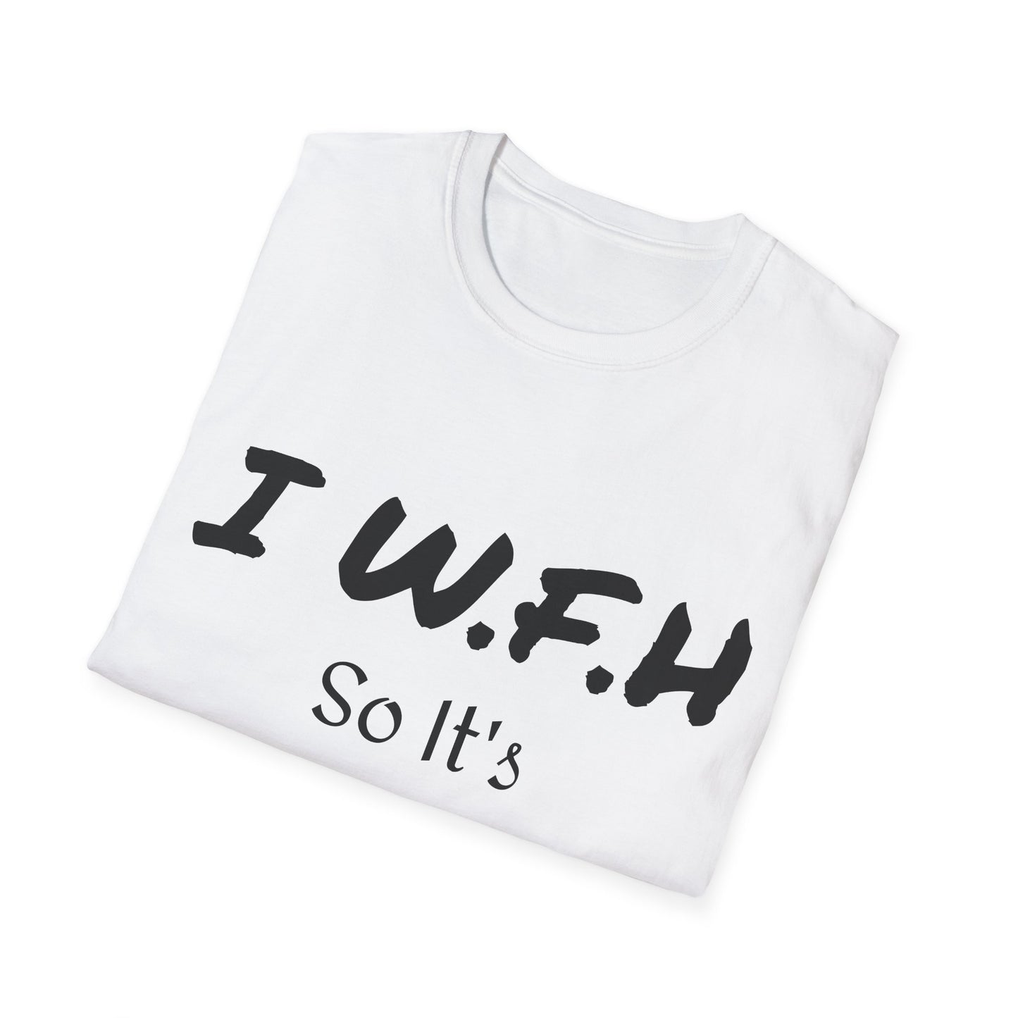 Dog Lover Unisex T-Shirt - W.F.H. 'Bring Your Dog to Work Day'