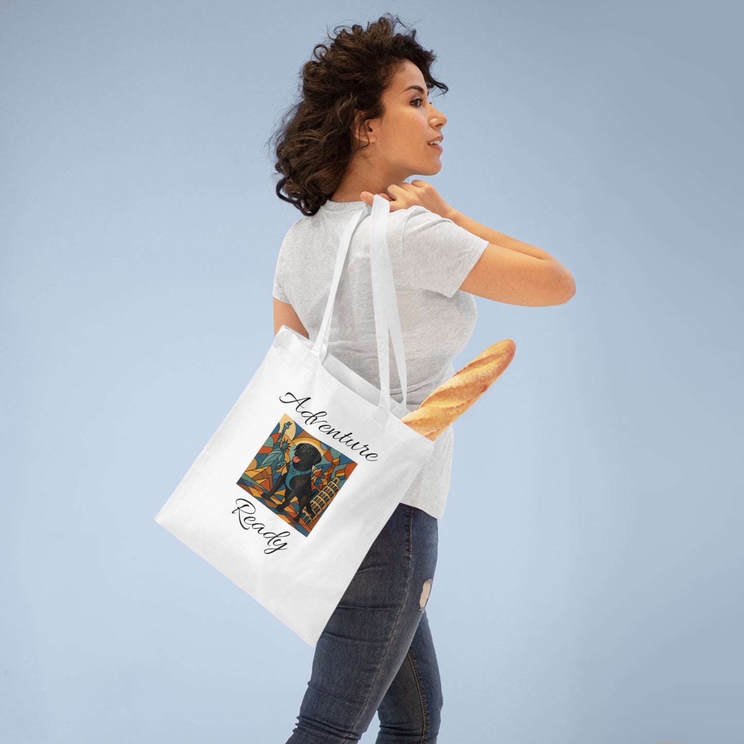 Whimsical Dog-Themed Tote Bag - Perfect for Pet Lovers & Gift Giving