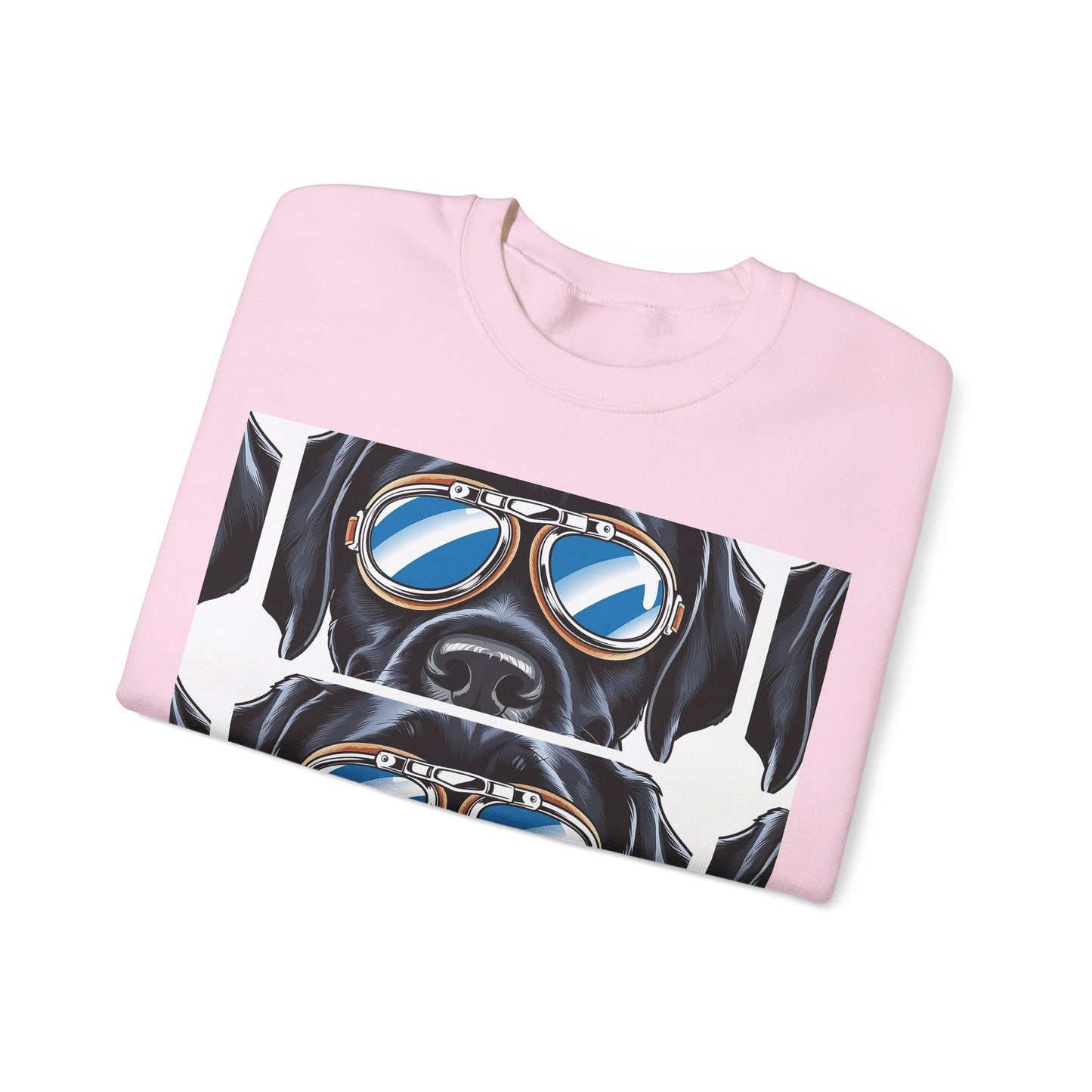 Dog Biker Crewneck Sweatshirt - Unisex Heavy Blend™