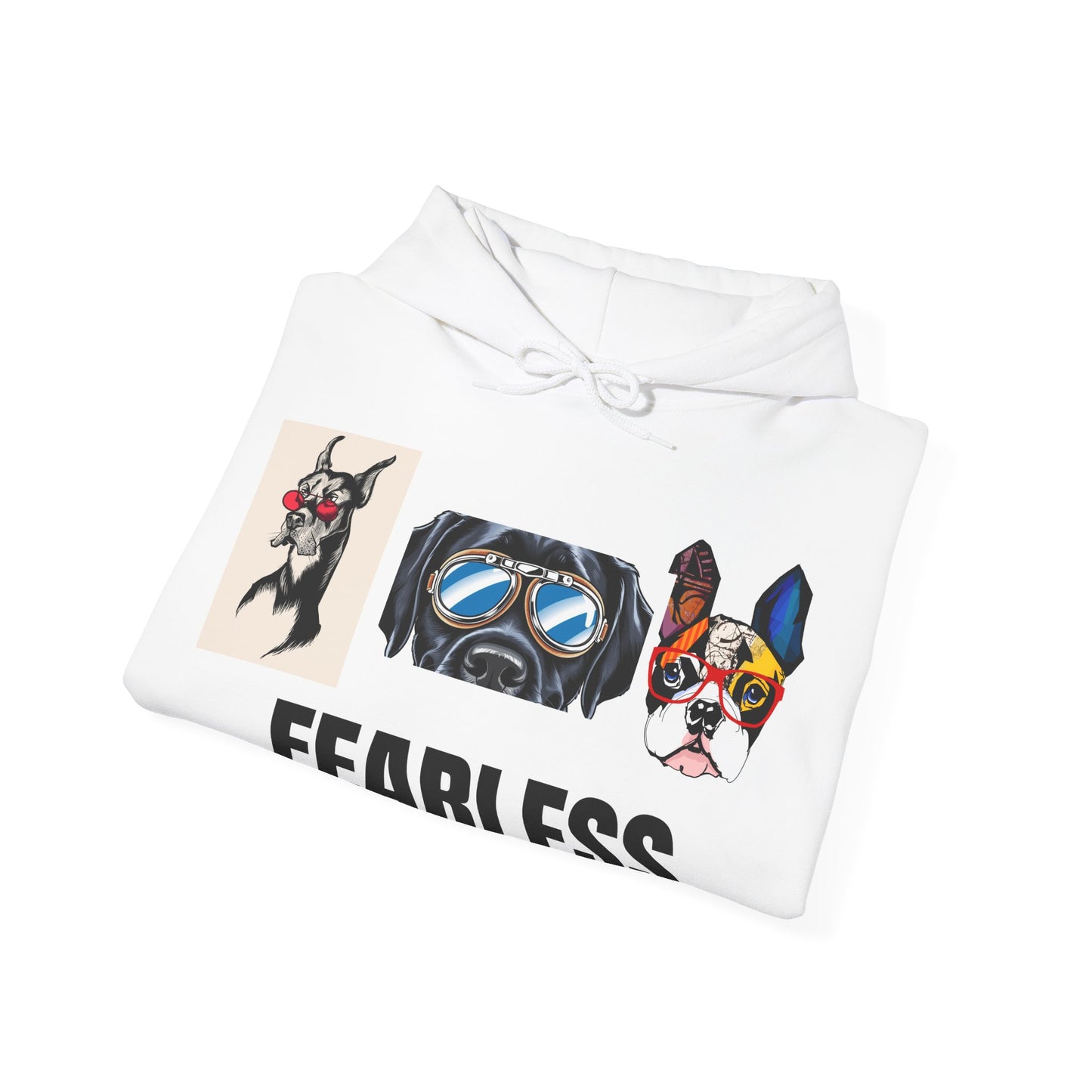 Fearless Dog Art Hoodie - Unisex Heavy Blend™