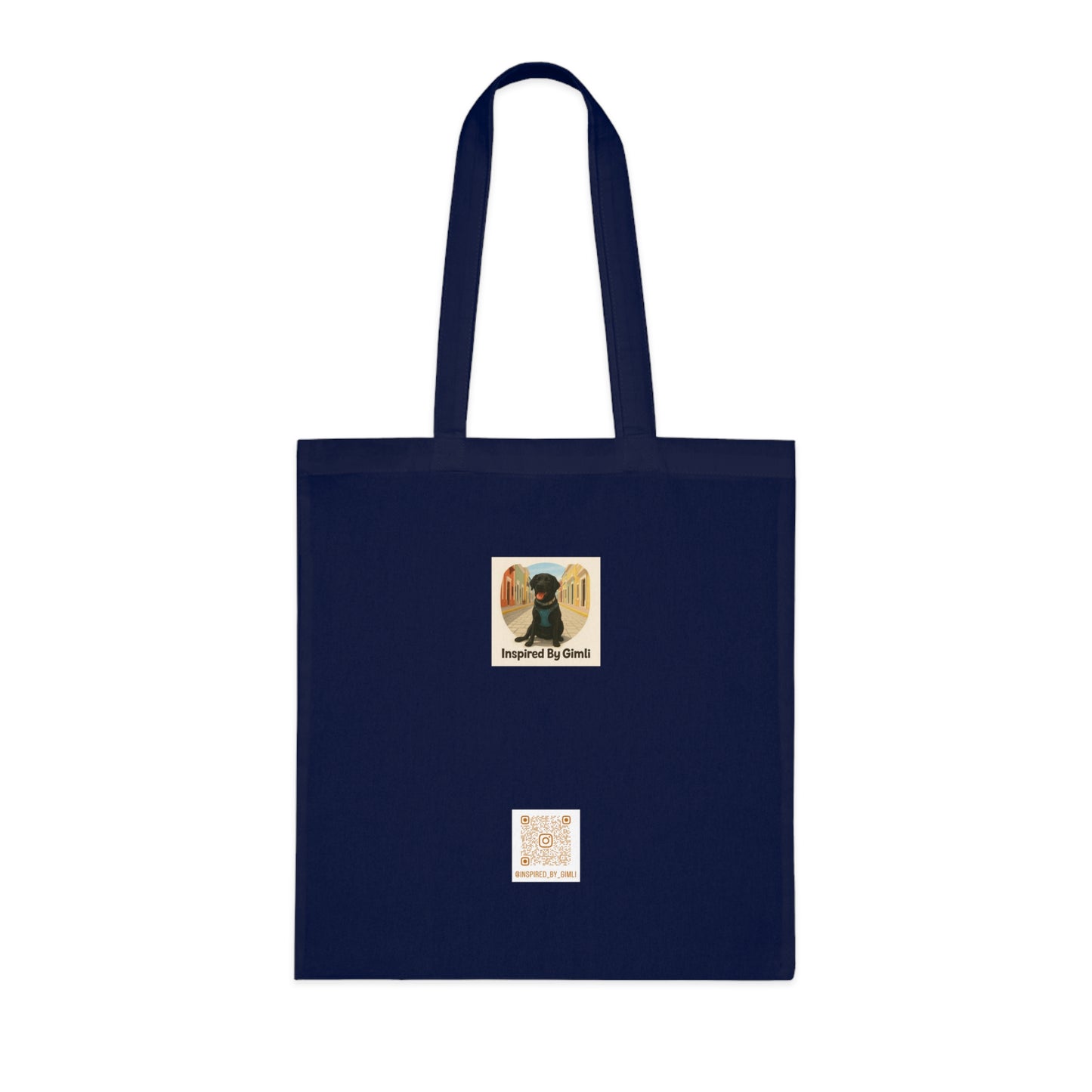 Chasing Sunsets Cotton Tote Bag - Inspirational Dog Design for Beach Lovers
