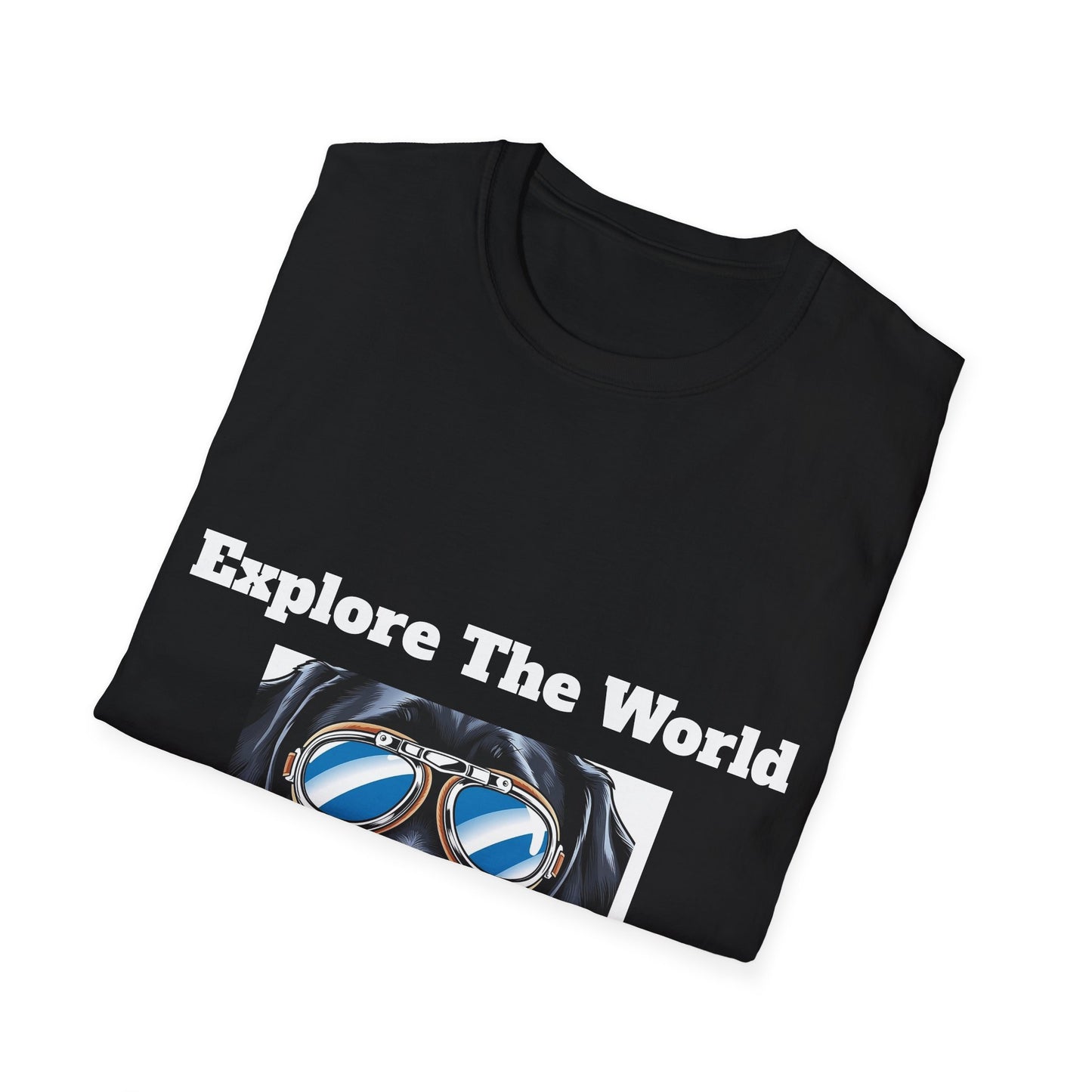 Explore The World Unisex Softstyle T-Shirt - Dog Lover Tee