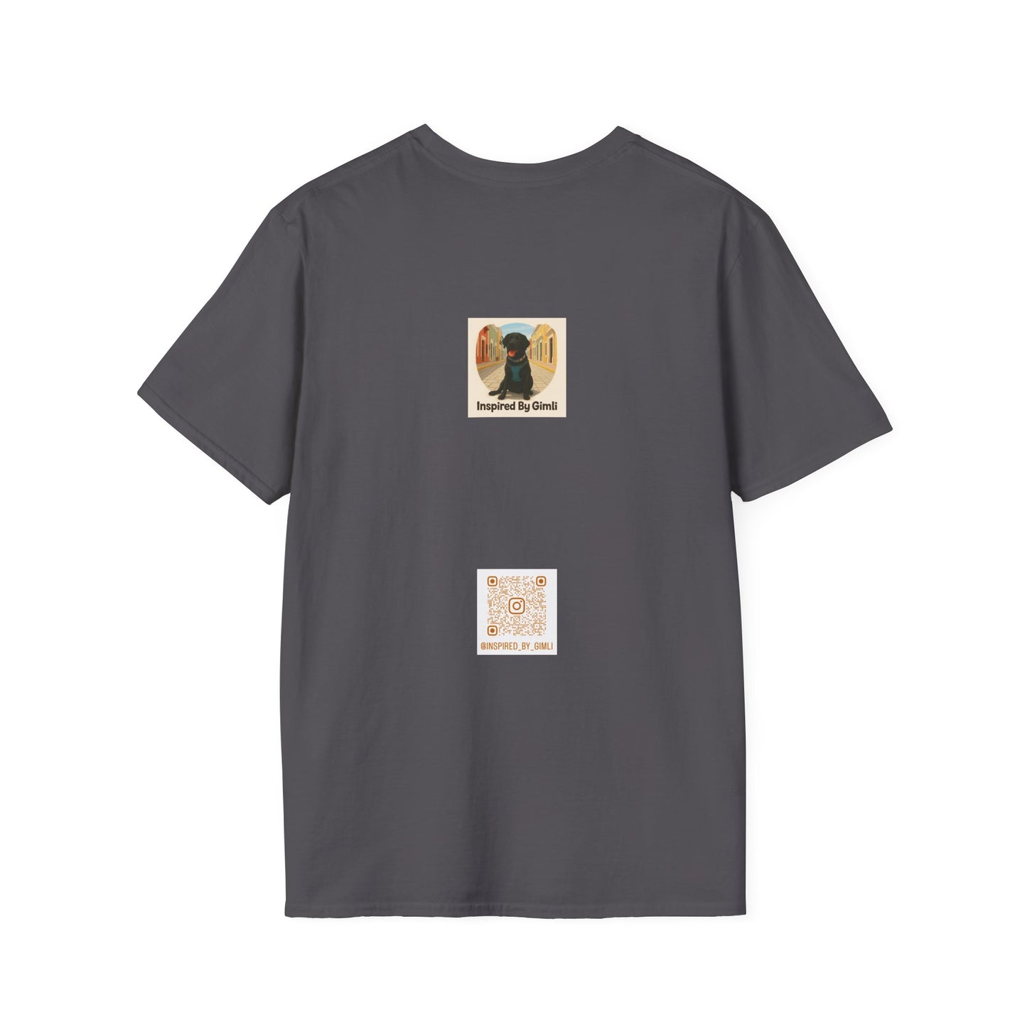 Dog Lover Unisex Softstyle T-Shirt – Cute Dog Walking Graphic