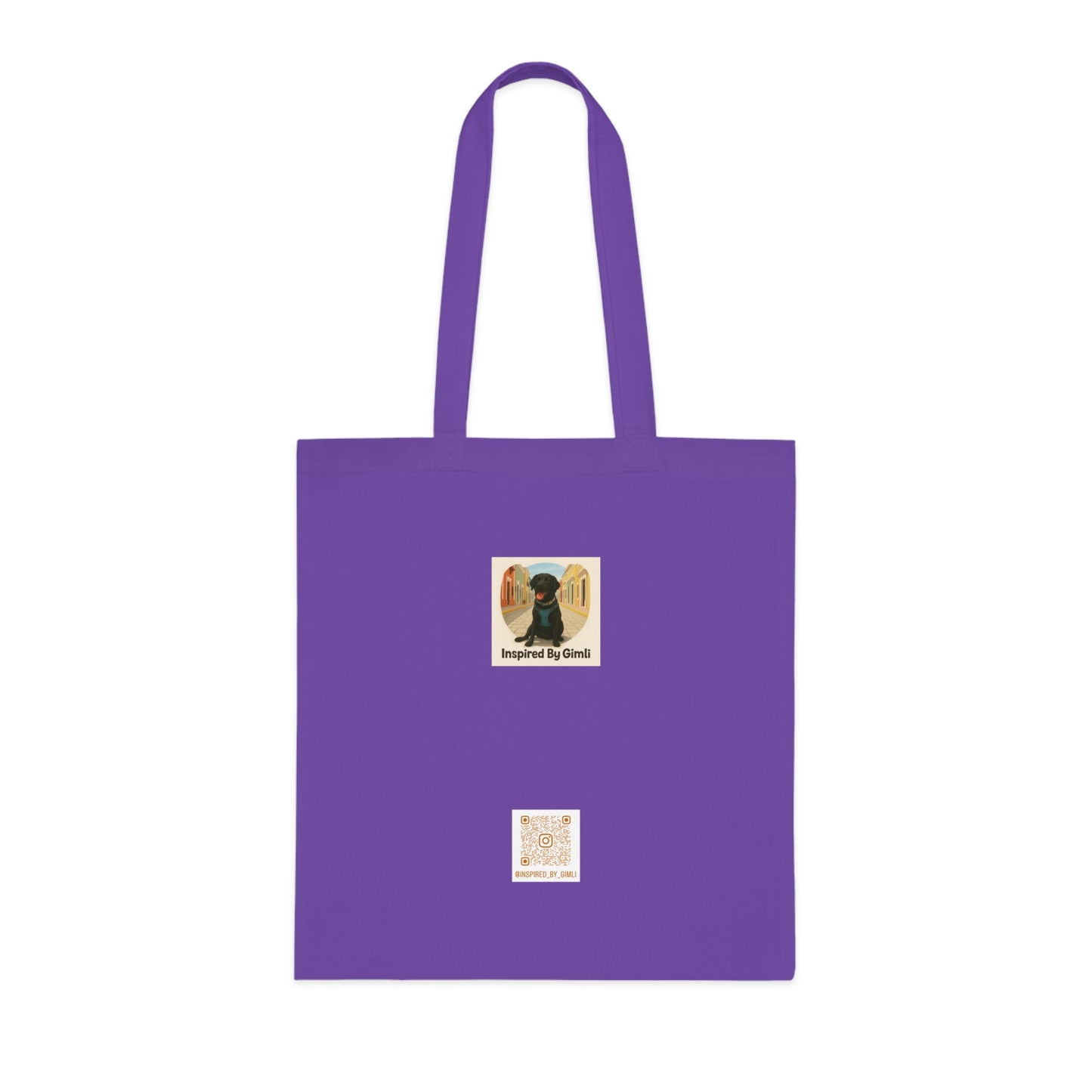Chasing Sunsets Cotton Tote Bag - Inspirational Dog Design for Beach Lovers