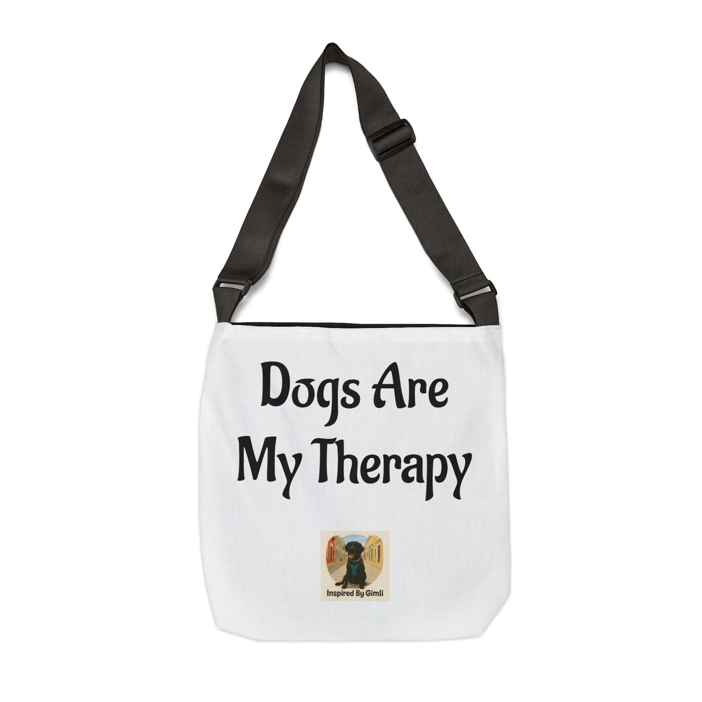 Double Sided Tote Bag - "Tell Your Dog I Said Hi" & "Dogs Are My Therapy" Design