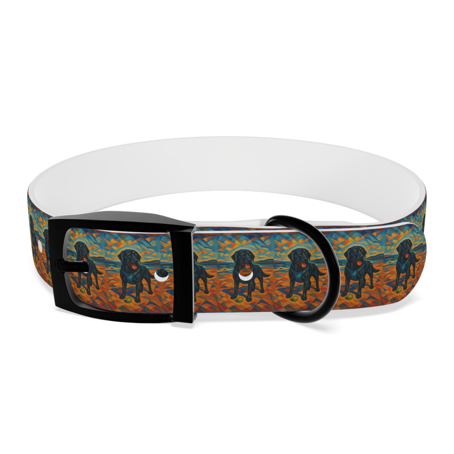 Vibrant Dog Collar with Playful Dog Design | Stylish Pet Accessory