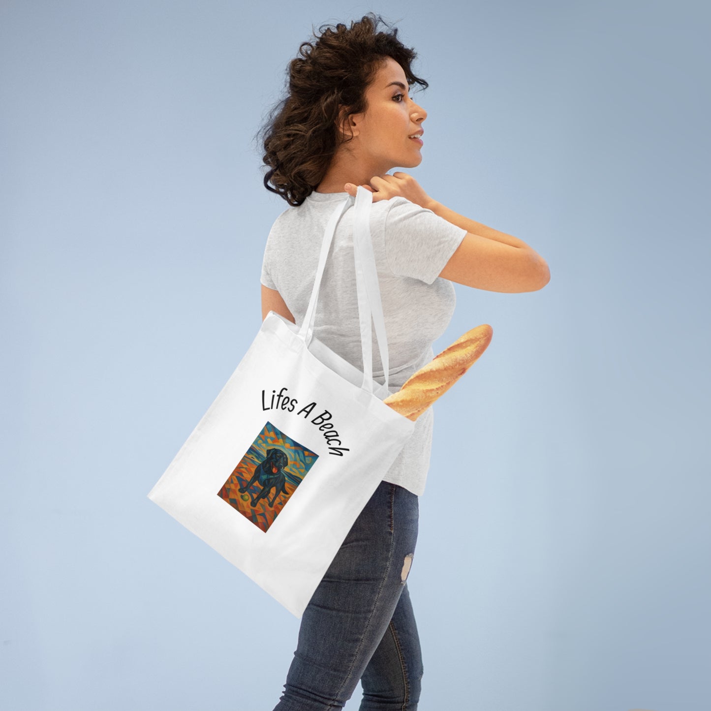 Artistic Dog Lover Tote Bag - Inspired by Gimi