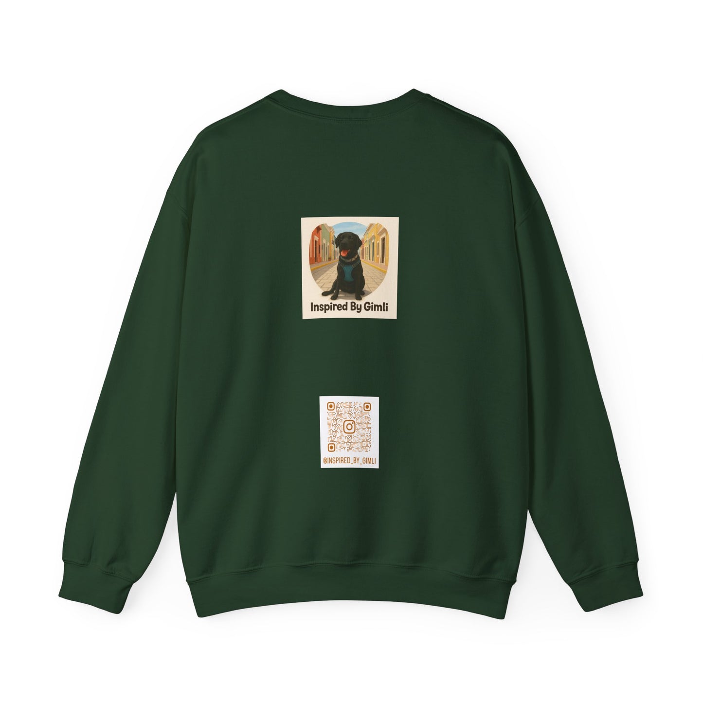 Dog Biker Crewneck Sweatshirt - Unisex Heavy Blend™