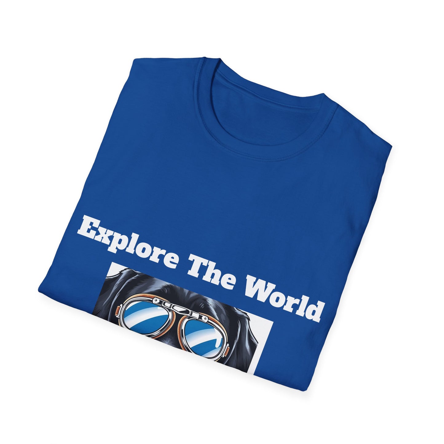 Explore The World Unisex Softstyle T-Shirt - Dog Lover Tee