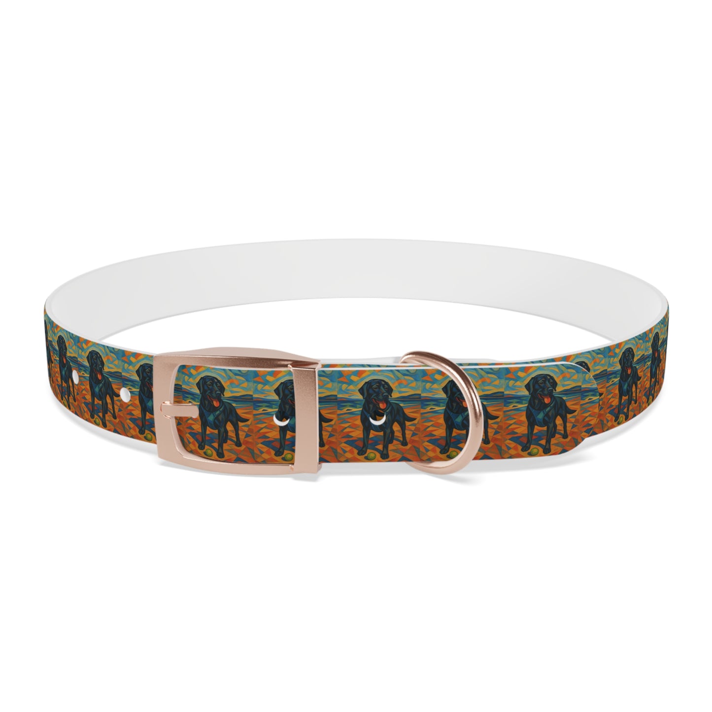 Vibrant Dog Collar with Playful Dog Design | Stylish Pet Accessory