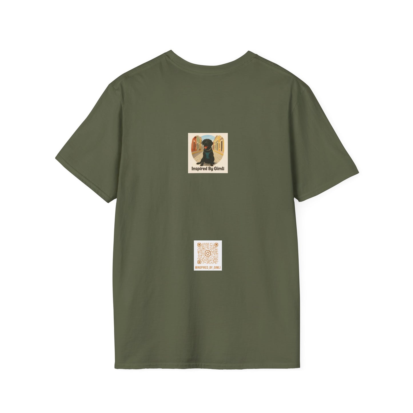 Ruff Rider Unisex Softstyle T-Shirt - Fun Dog Motorcycle Graphic Tee