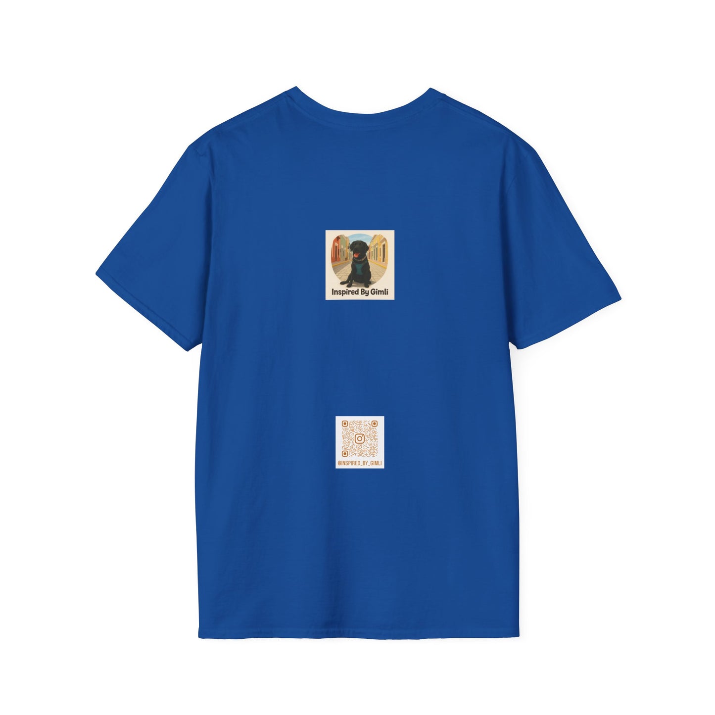 Ruff Rider Unisex Softstyle T-Shirt - Fun Dog Motorcycle Graphic Tee