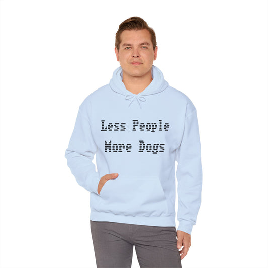 Less People More Dogs Hoodie - Unisex Heavy Blend™ Hooded Sweatshirt for Dog Lovers