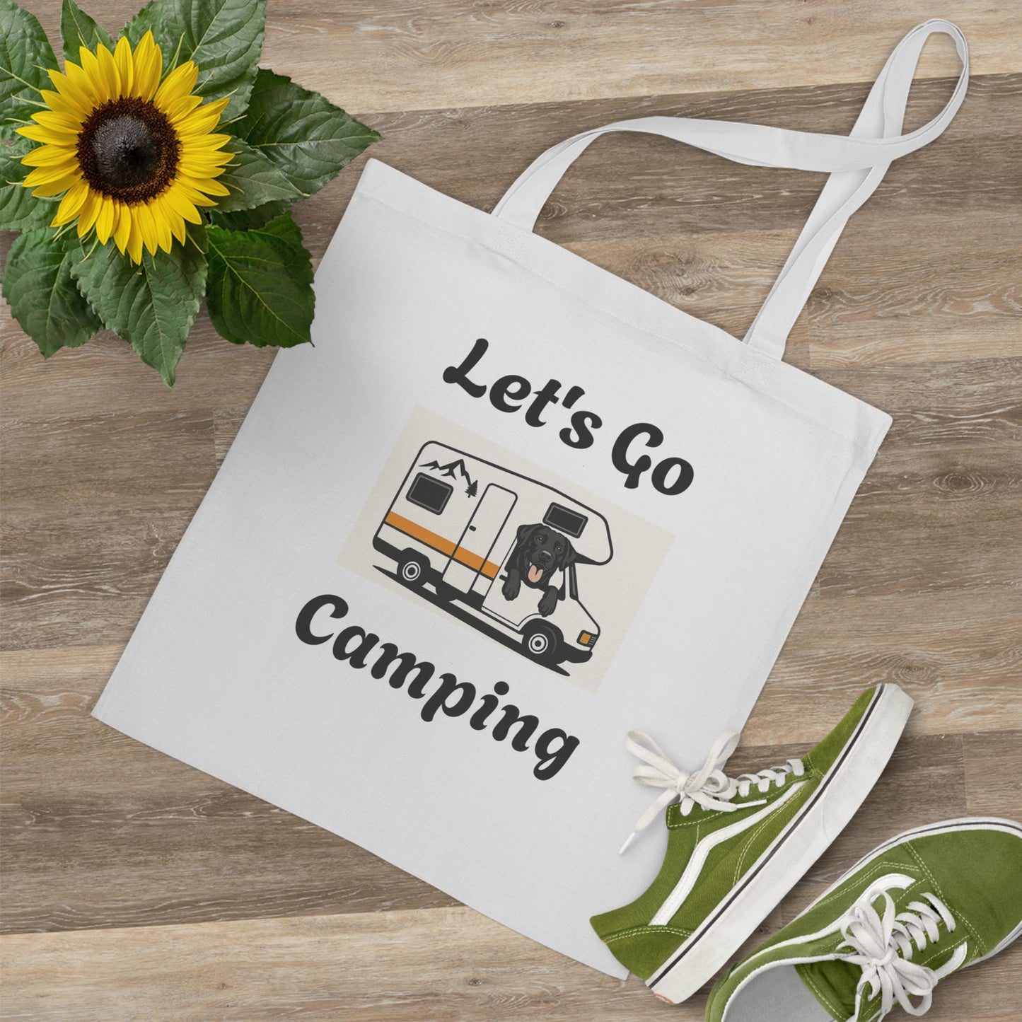 Camping Adventure Tote Bag - Let's Go Camping Design