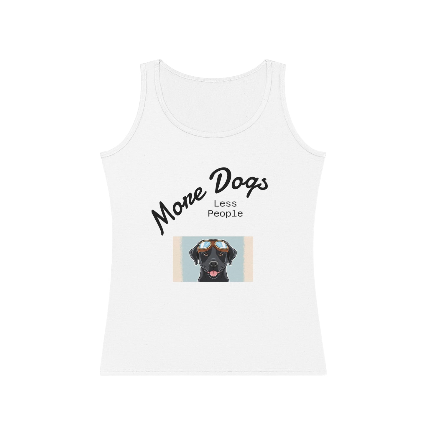 Women's Dog Lover's Tank Top - More Dogs Less People