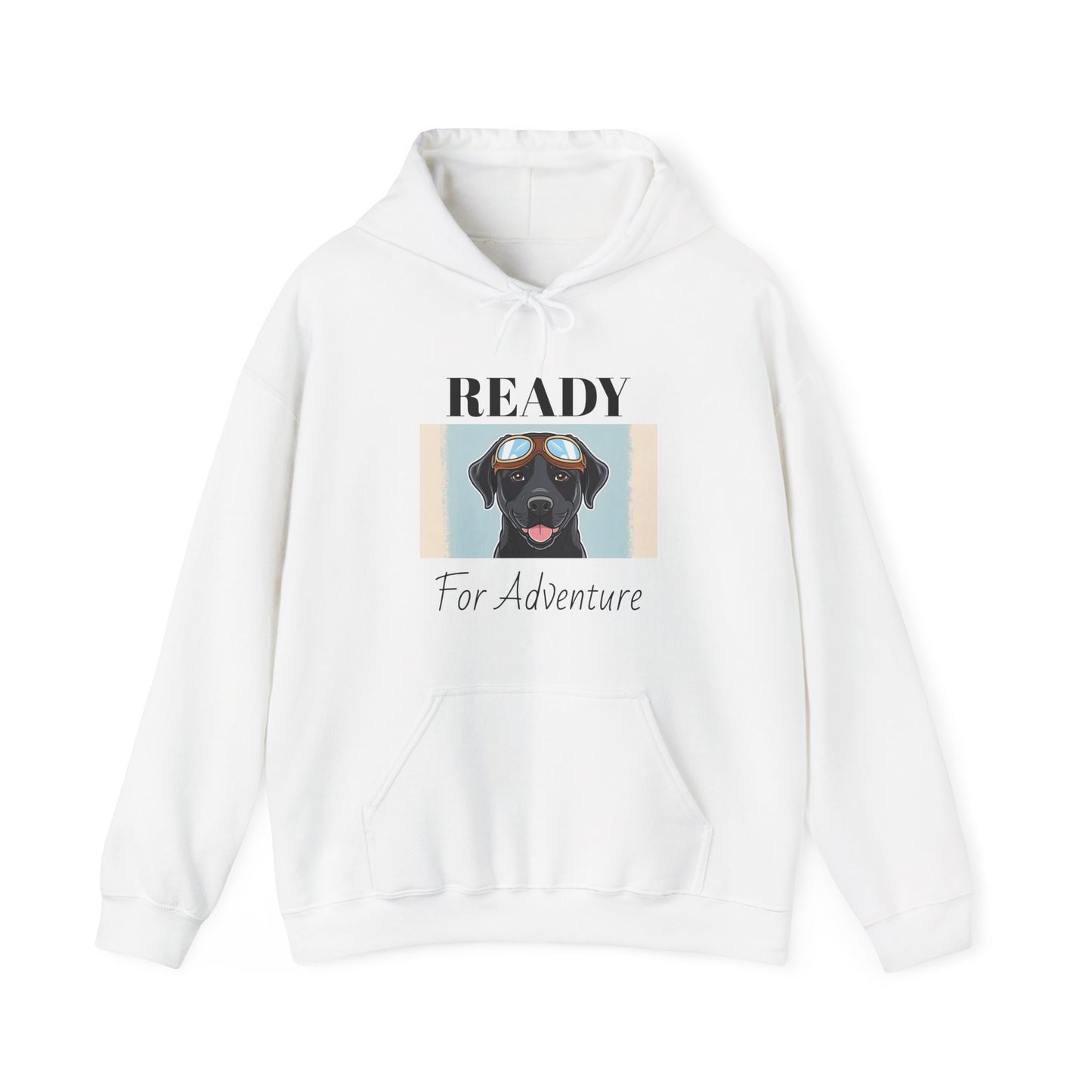 Adventure Ready Dog Hoodie - Unisex Heavy Blend™ Sweatshirt