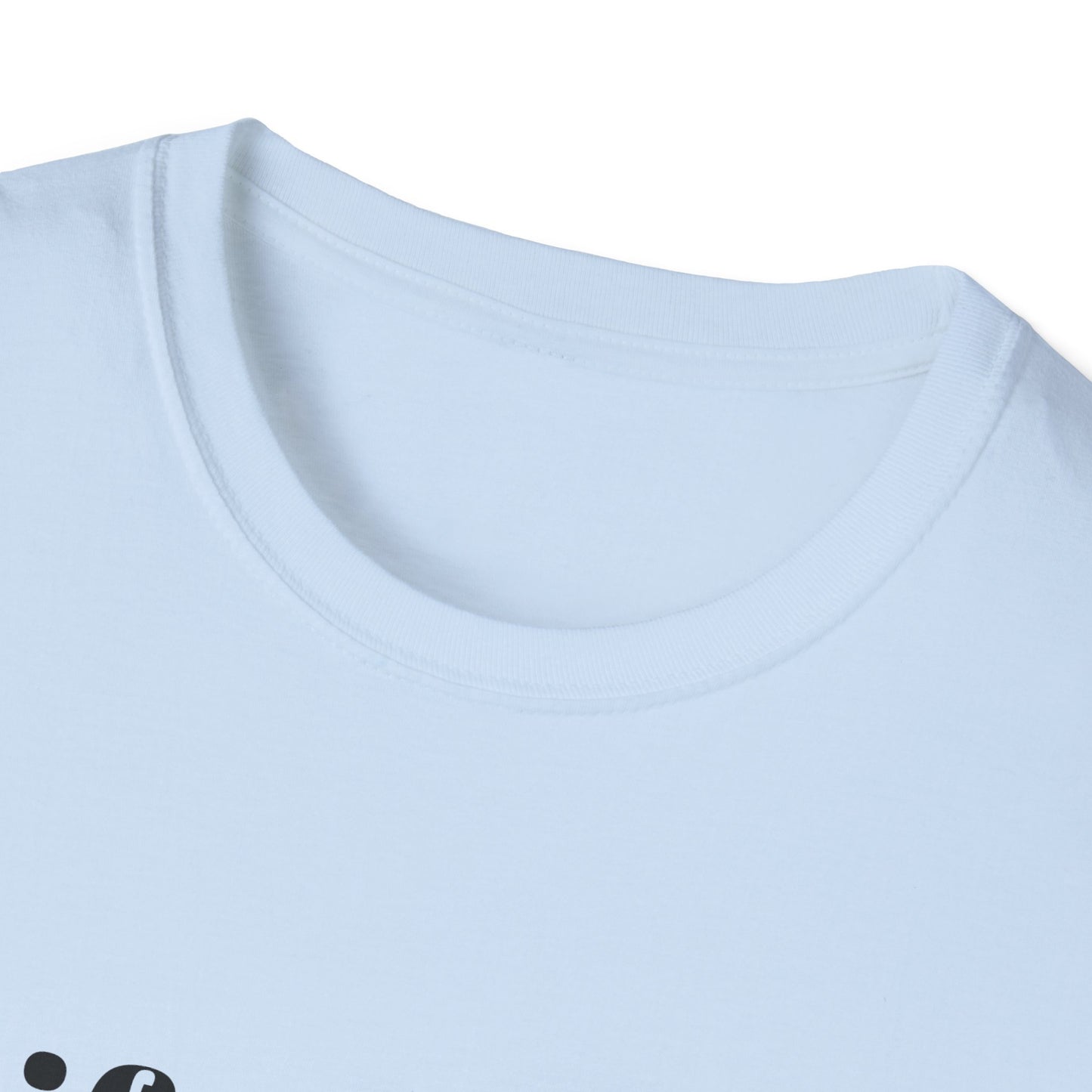 Humorous Dog-Themed Unisex Softstyle T-Shirt - 'Life's Ruff, Wear Goggles'